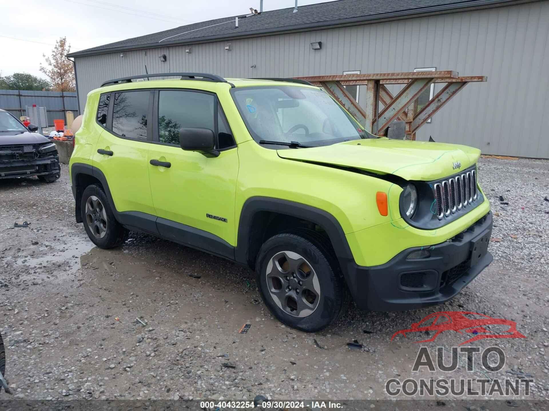 JEEP RENEGADE 2017 - ZACCJBABXHPF07127
