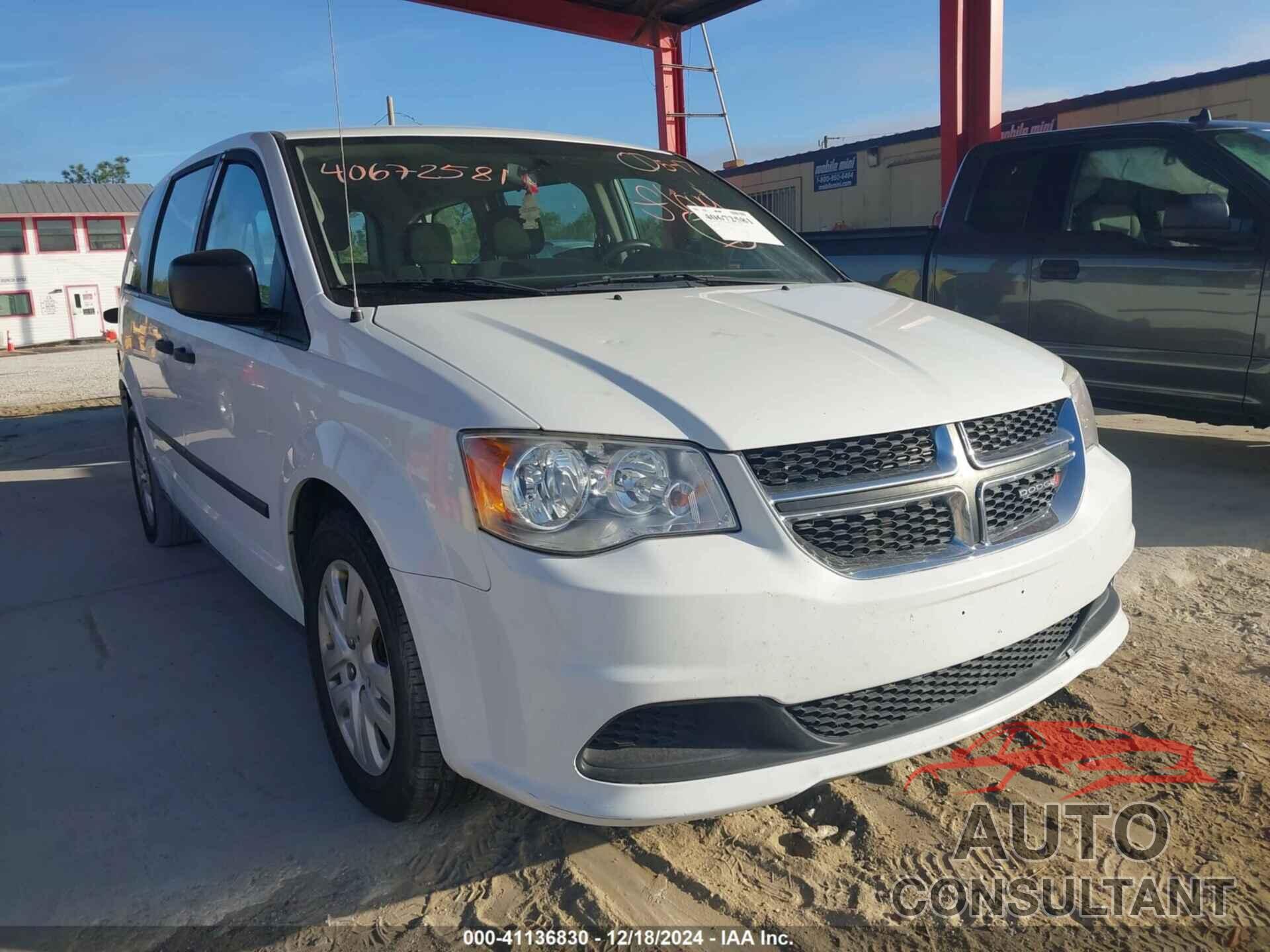 DODGE GRAND CARAVAN 2016 - 2C4RDGBG4GR176208
