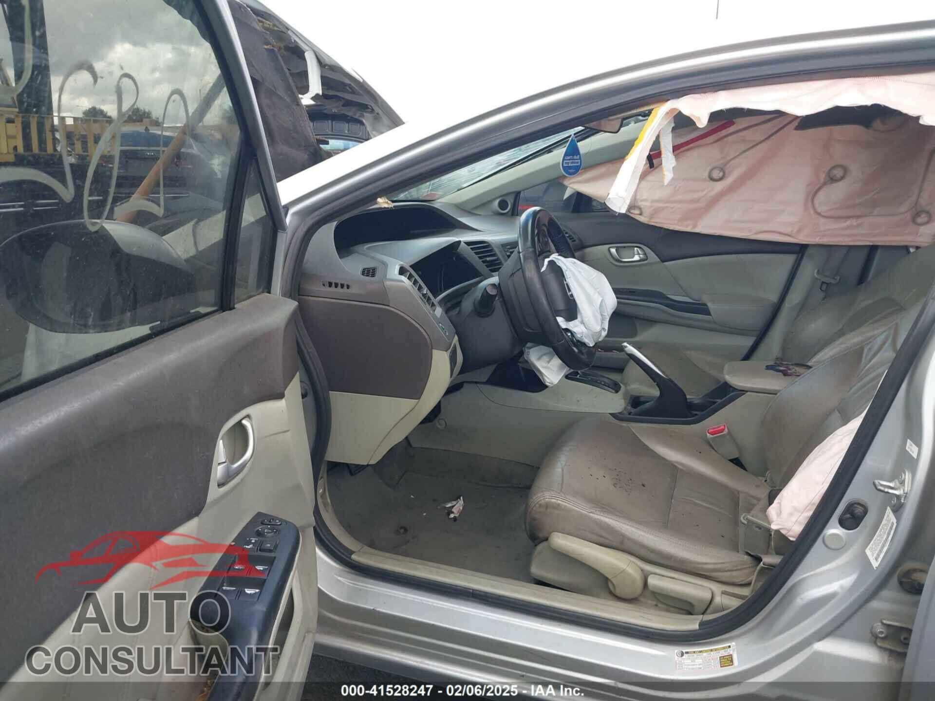 HONDA CIVIC 2012 - 2HGFB2F91CH539735