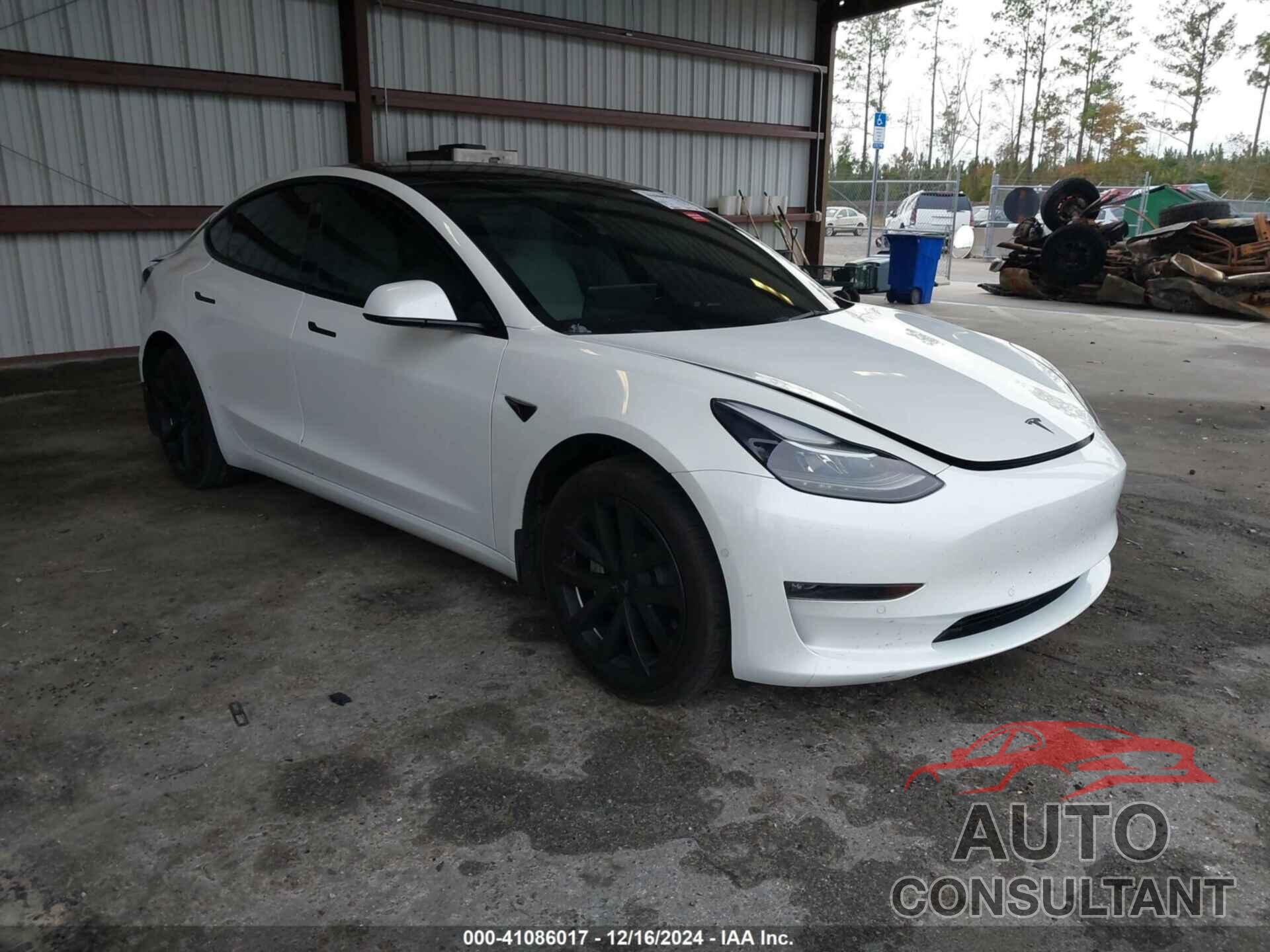 TESLA MODEL 3 2022 - 5YJ3E1EB7NF114939