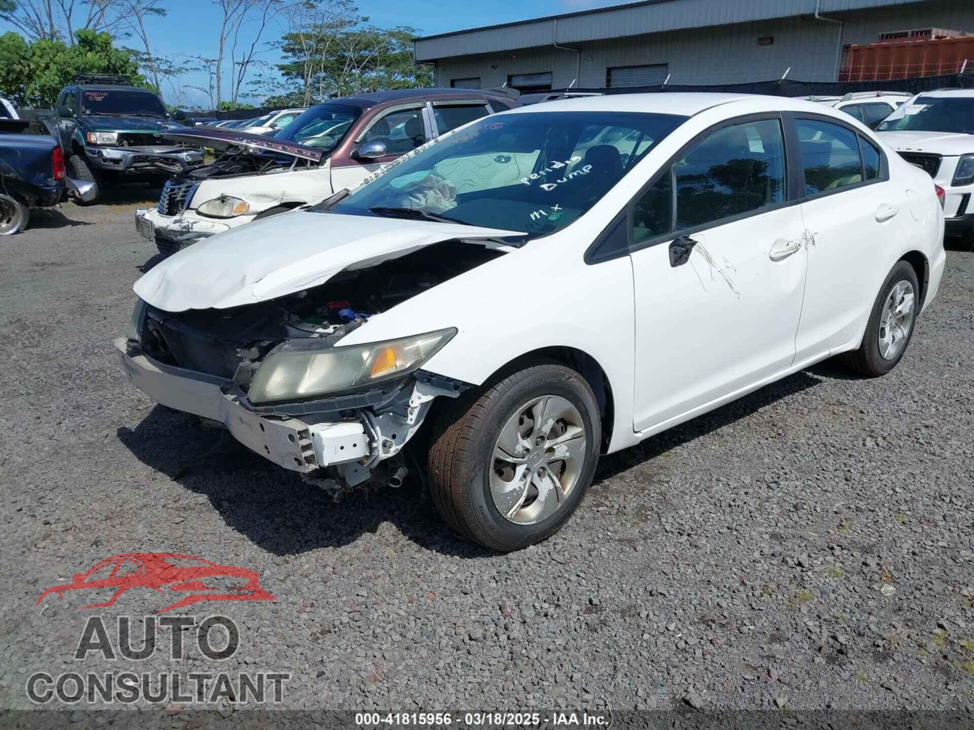 HONDA CIVIC 2014 - 19XFB2F58EE007747