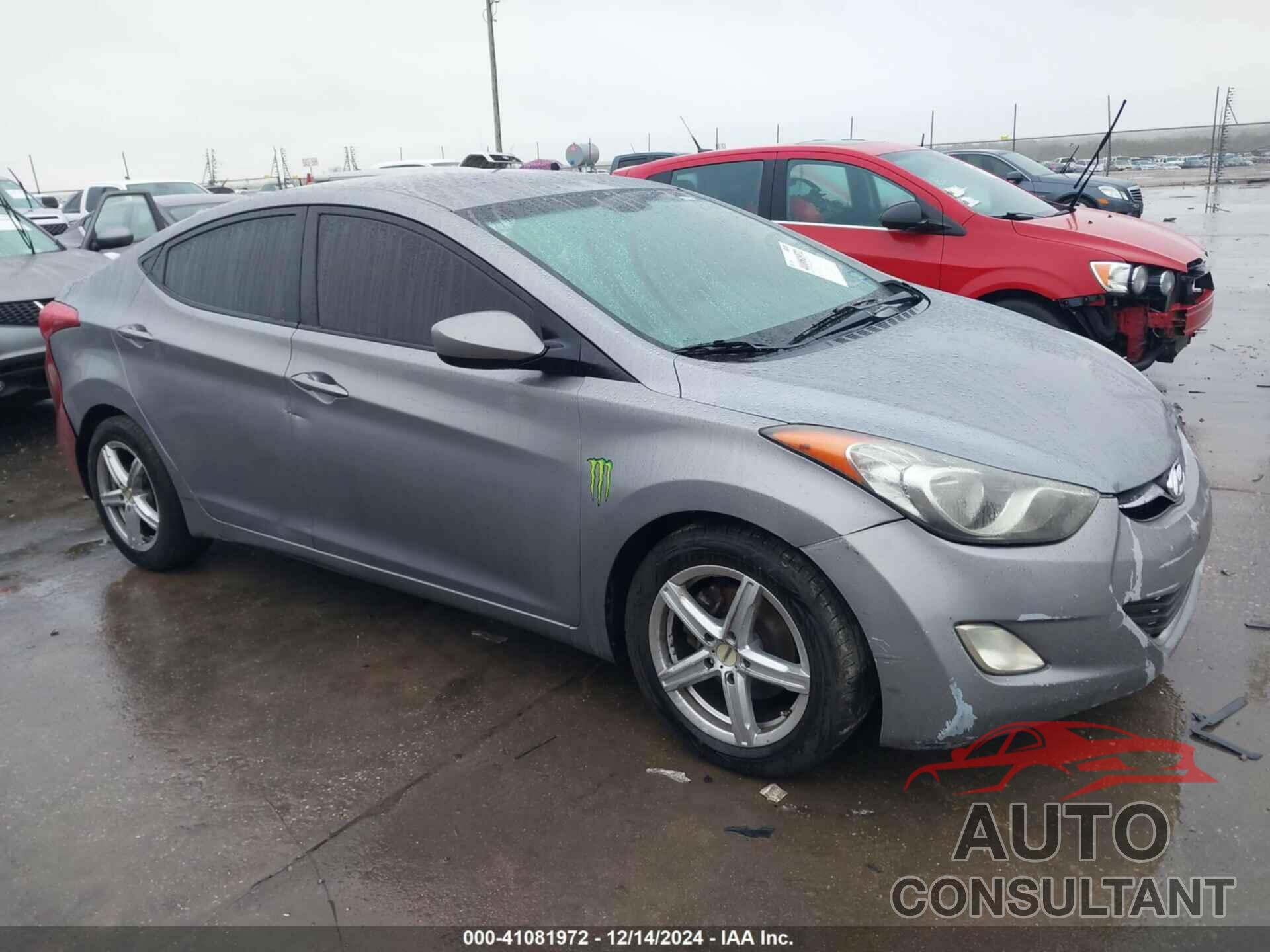 HYUNDAI ELANTRA 2012 - KMHDH4AEXCU435435