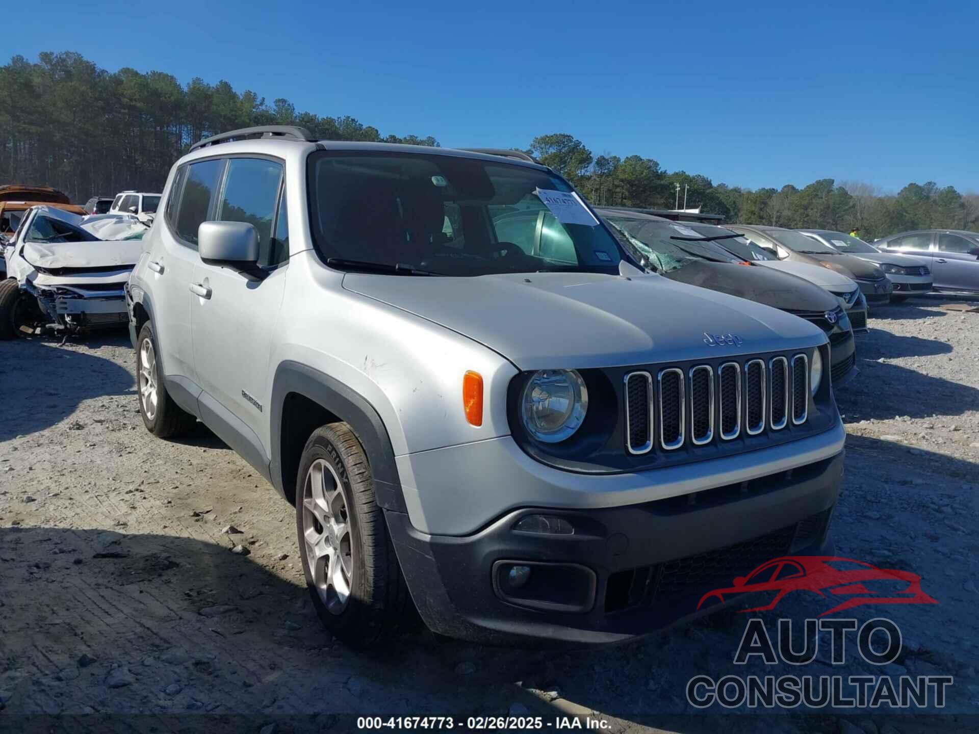 JEEP RENEGADE 2016 - ZACCJABT0GPE15699