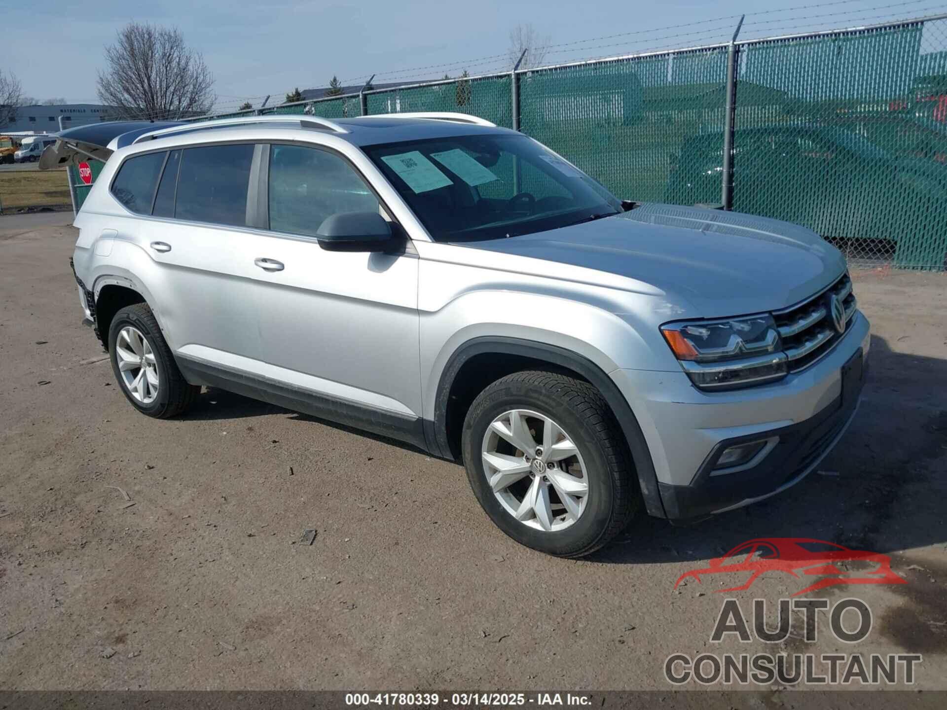 VOLKSWAGEN ATLAS 2018 - 1V2MR2CA0JC579951