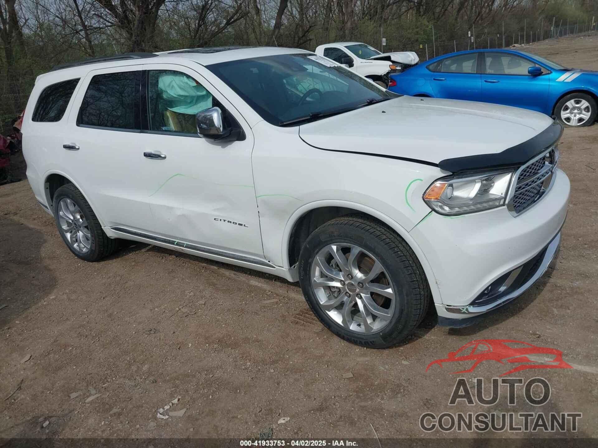 DODGE DURANGO 2016 - 1C4RDJEGXGC331569