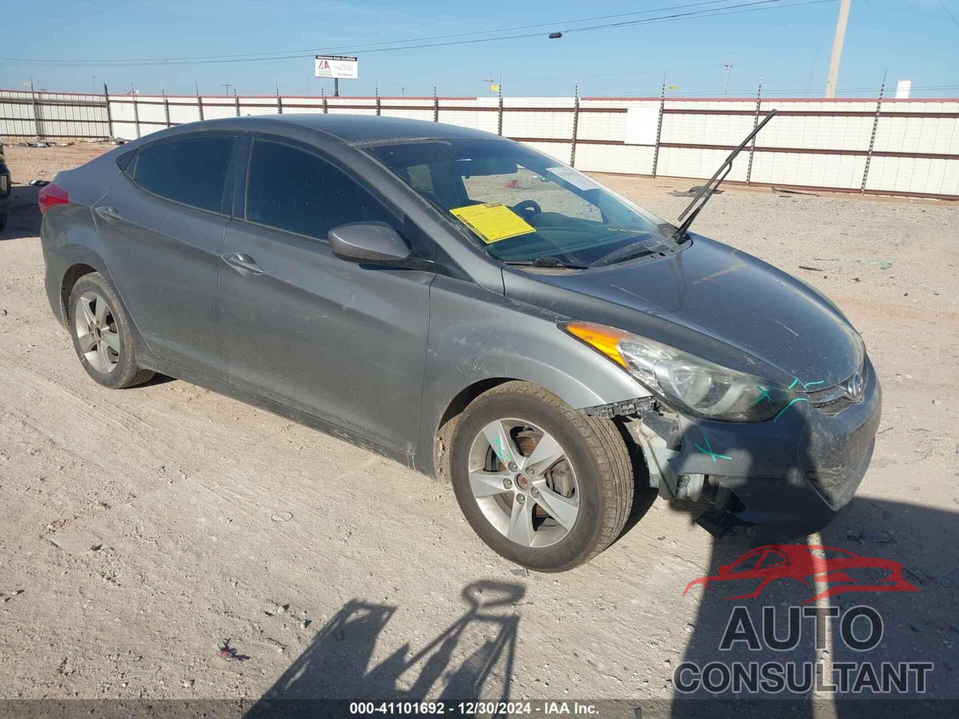 HYUNDAI ELANTRA 2013 - 5NPDH4AE2DH362528