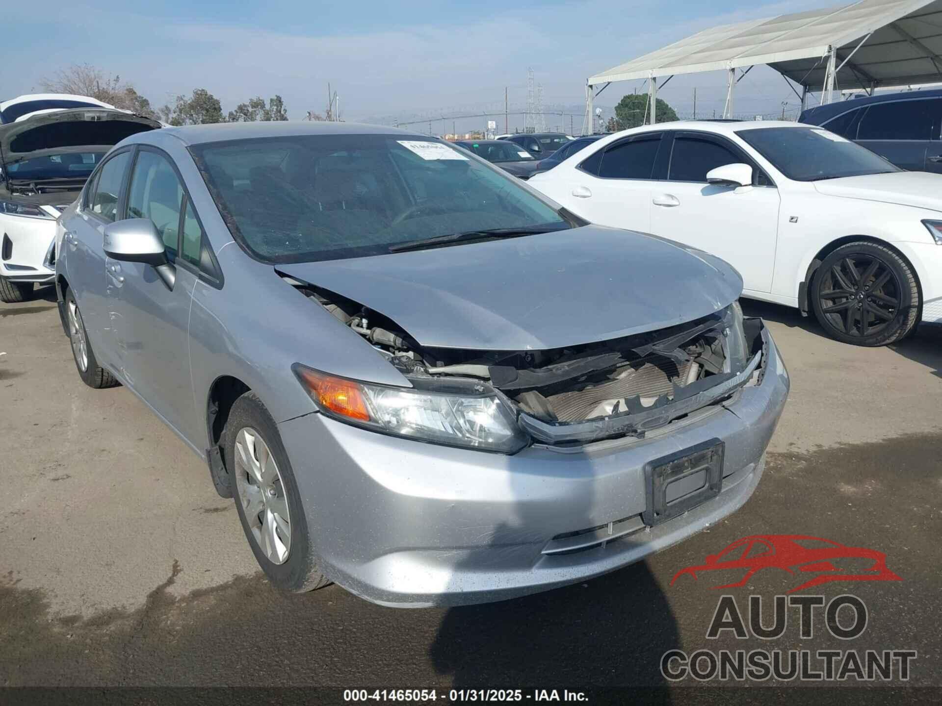 HONDA CIVIC 2012 - 2HGFB2F58CH568016