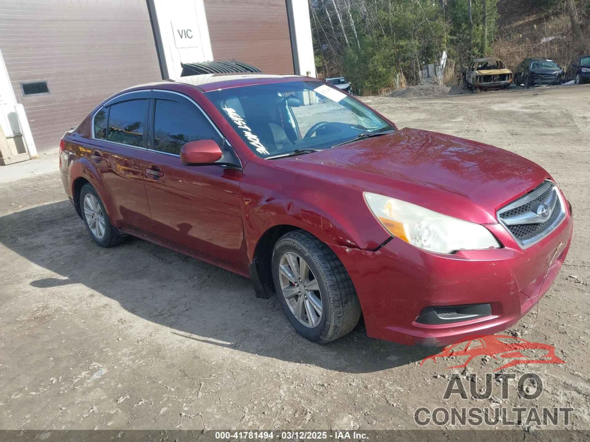 SUBARU LEGACY 2010 - 4S3BMBC65A3245725
