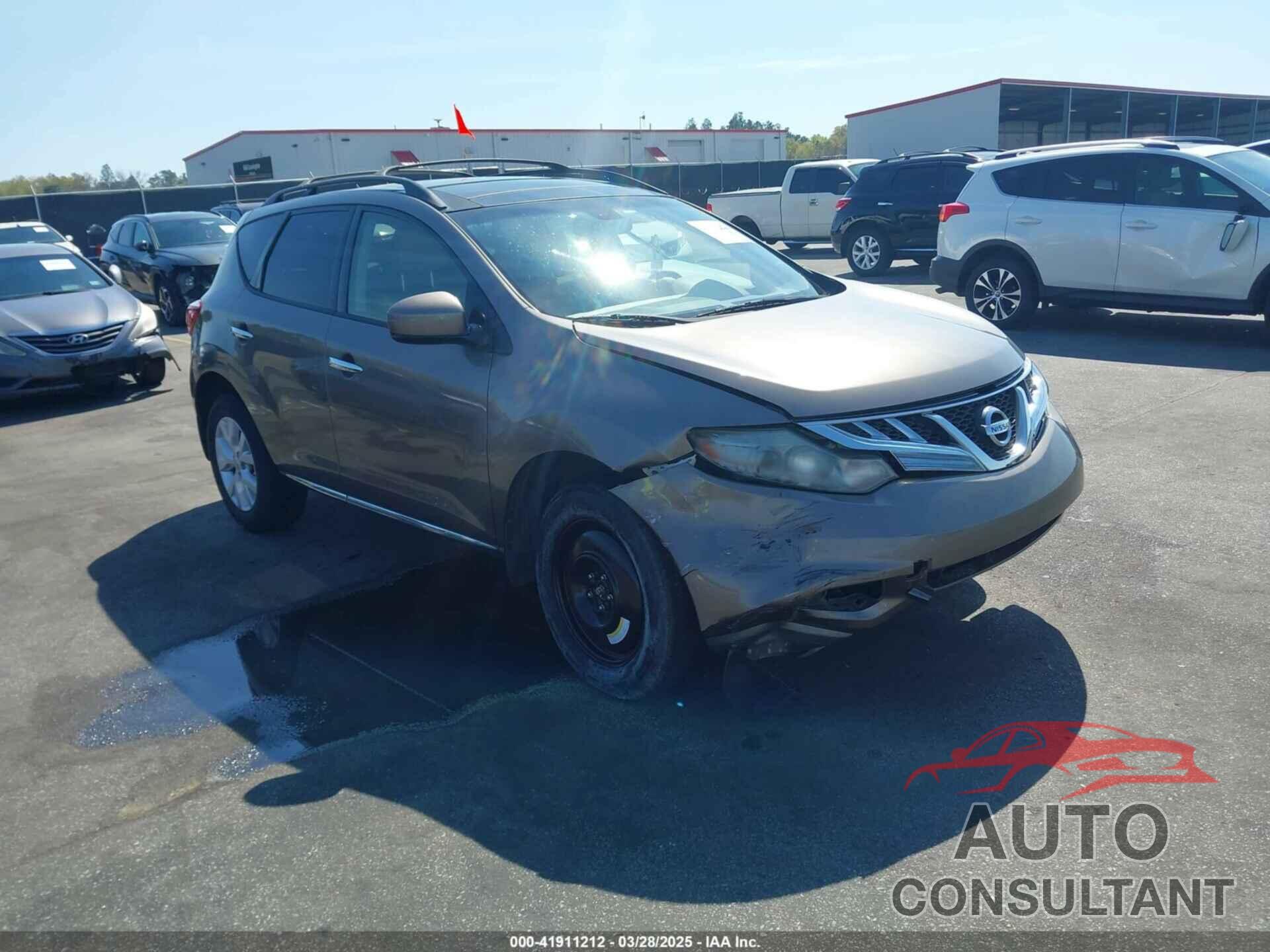 NISSAN MURANO 2013 - JN8AZ1MU2DW208076
