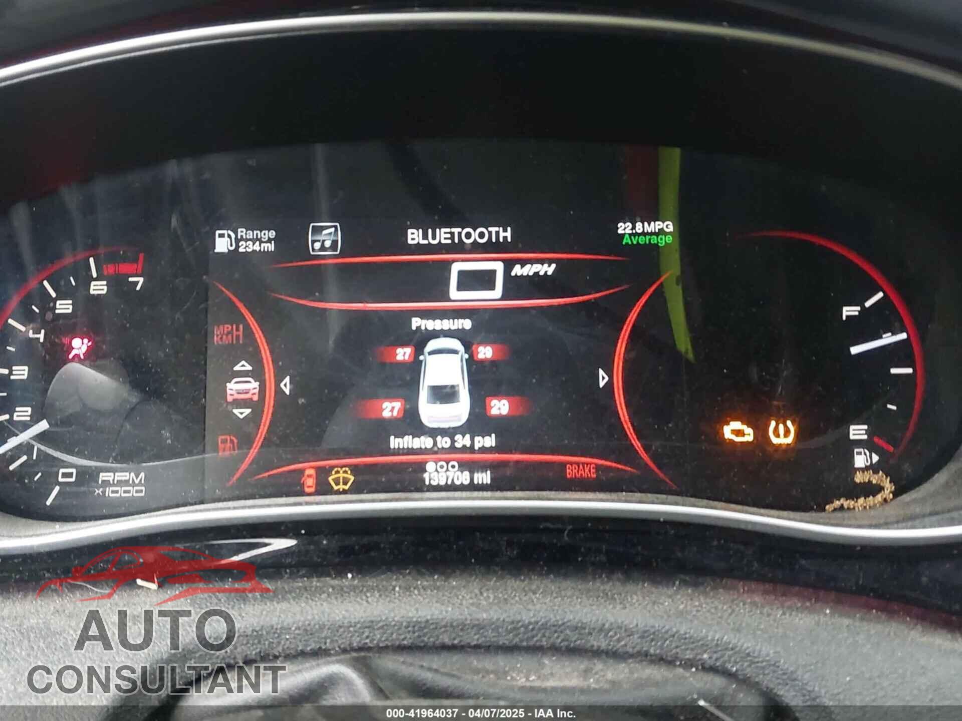 DODGE DART 2013 - 1C3CDFCH9DD309832