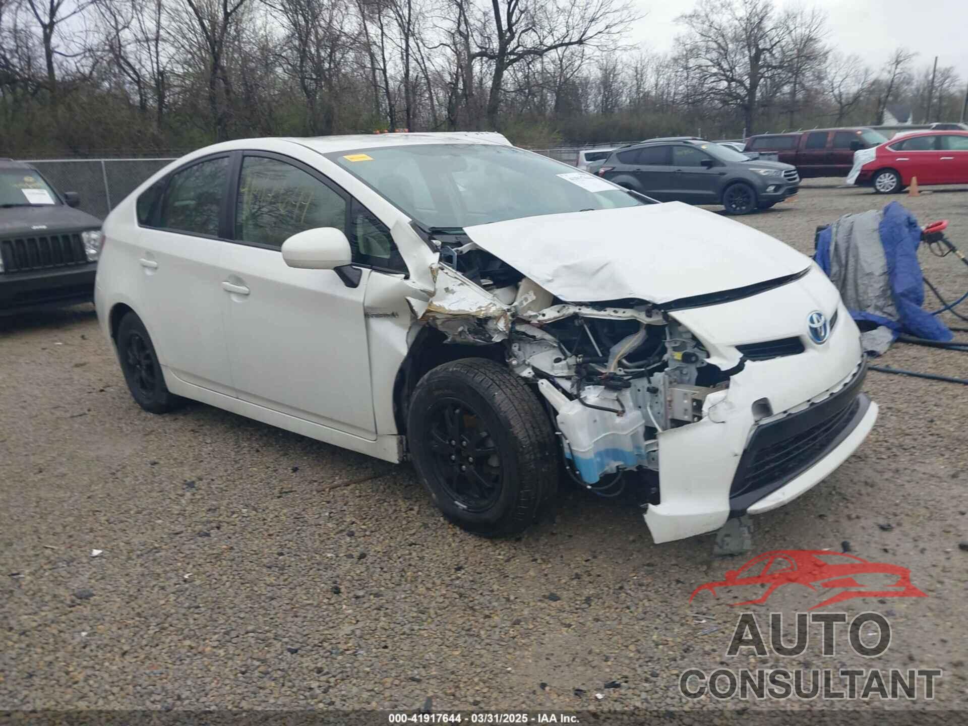 TOYOTA PRIUS 2012 - JTDKN3DUXC5460945