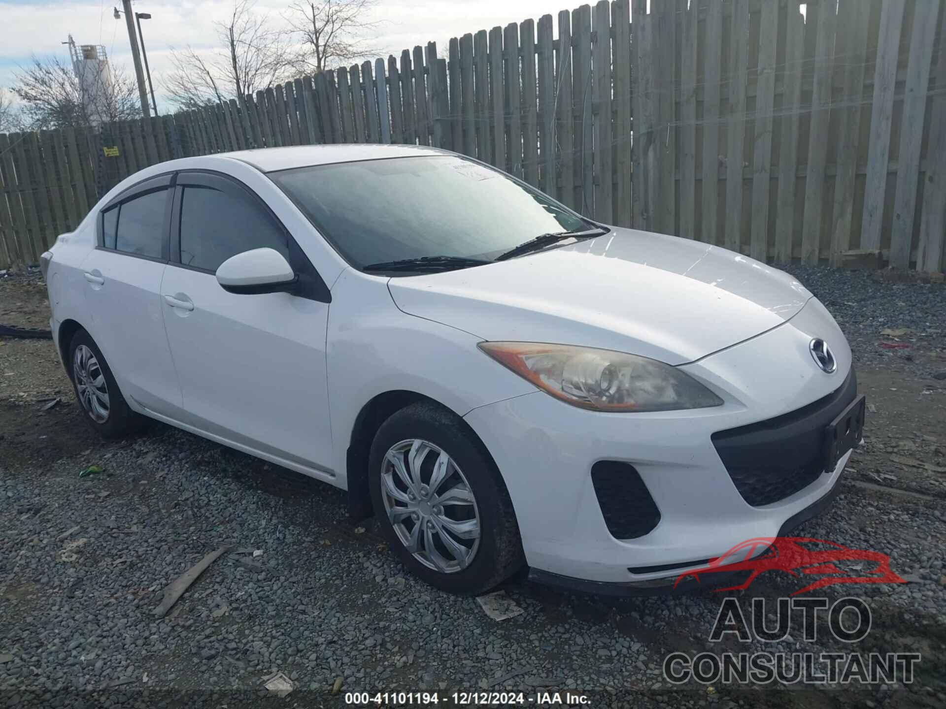 MAZDA MAZDA3 2012 - JM1BL1UF1C1593290