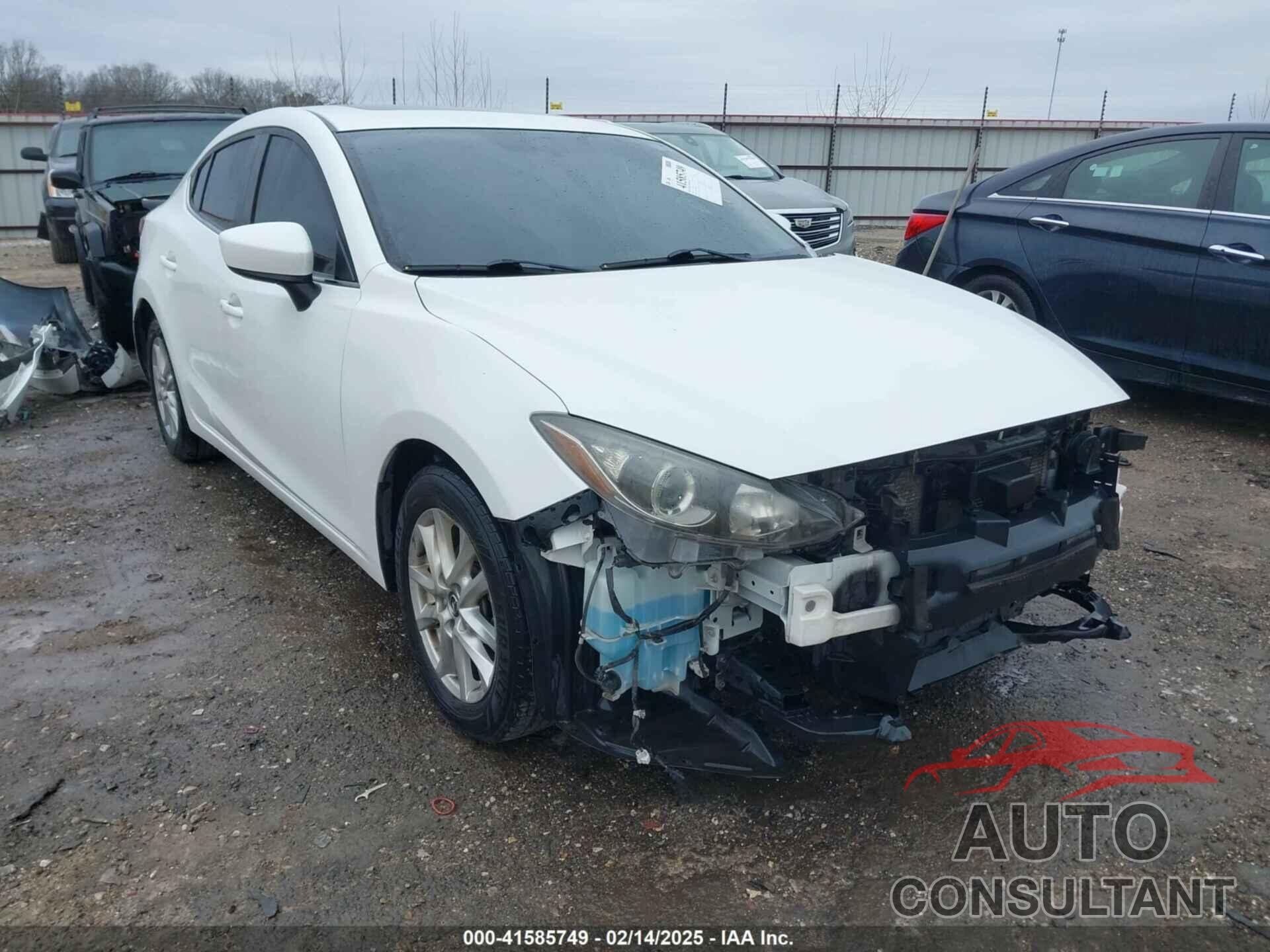 MAZDA MAZDA3 2014 - JM1BM1V79E1166298