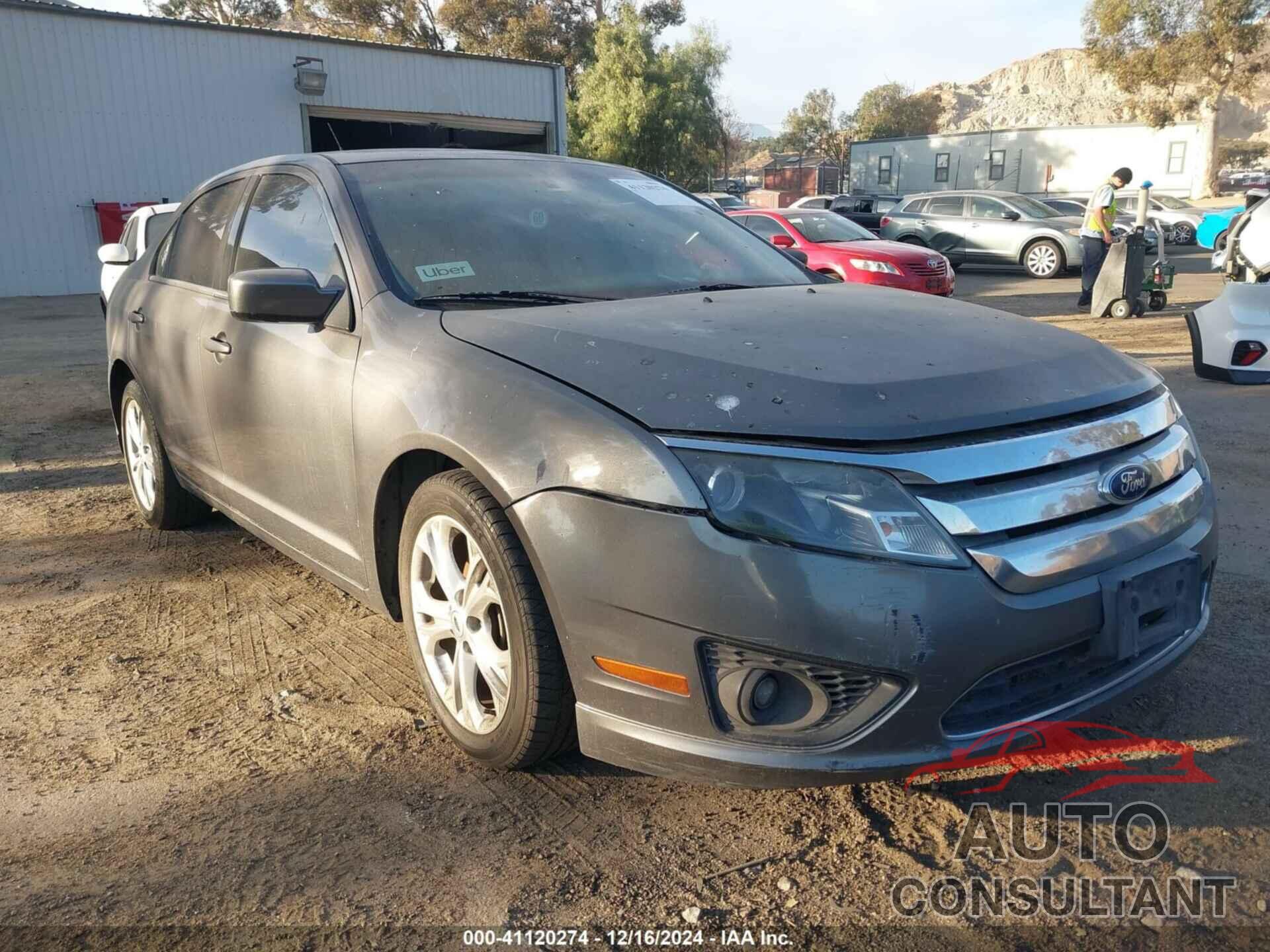 FORD FUSION 2012 - 3FAHP0HA2CR284205