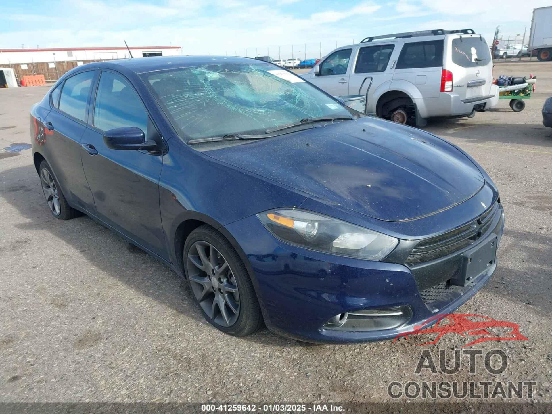 DODGE DART 2013 - 1C3CDFBA7DD329016