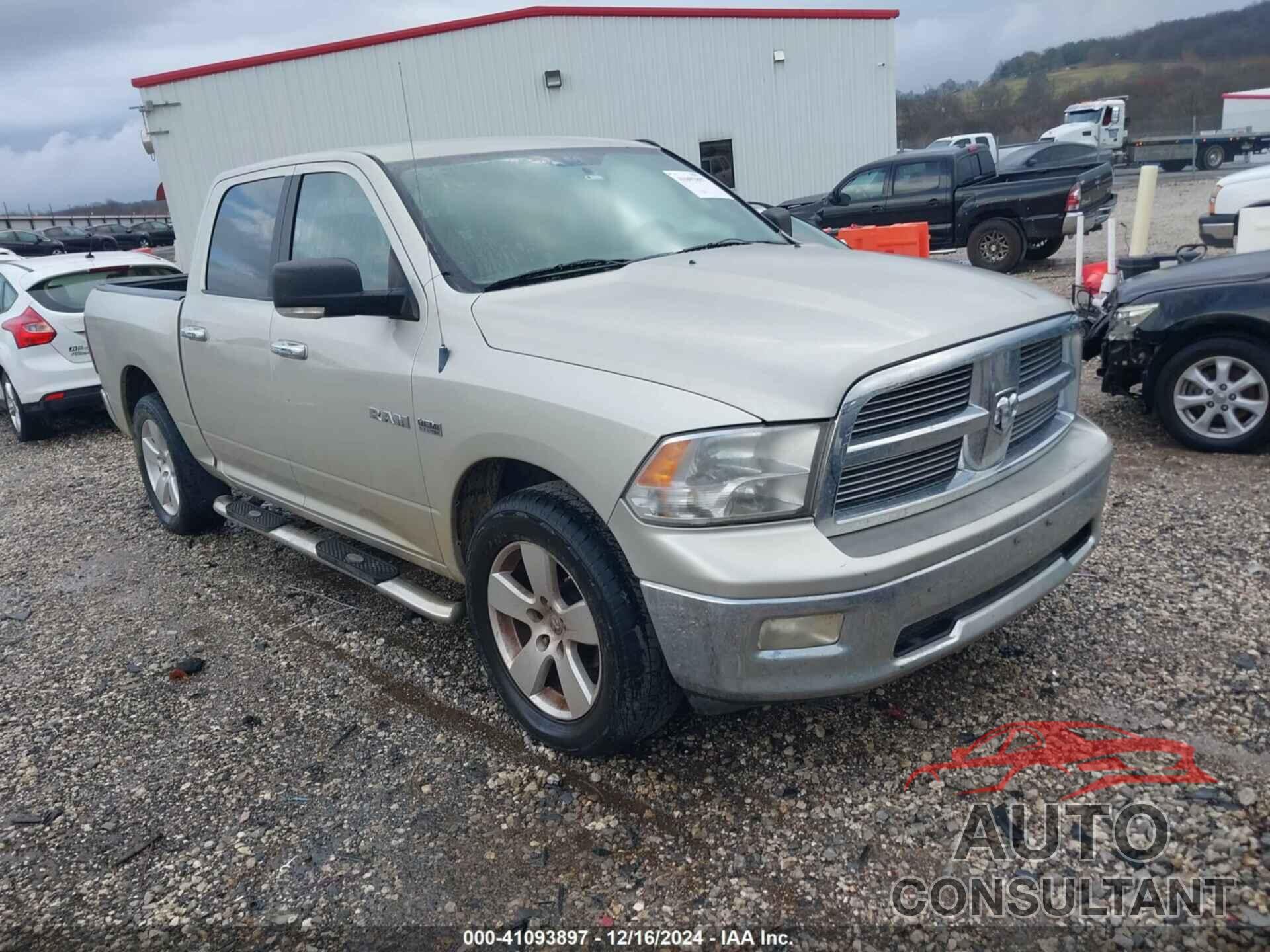 DODGE RAM 1500 2009 - 1D3HB13T39J507076