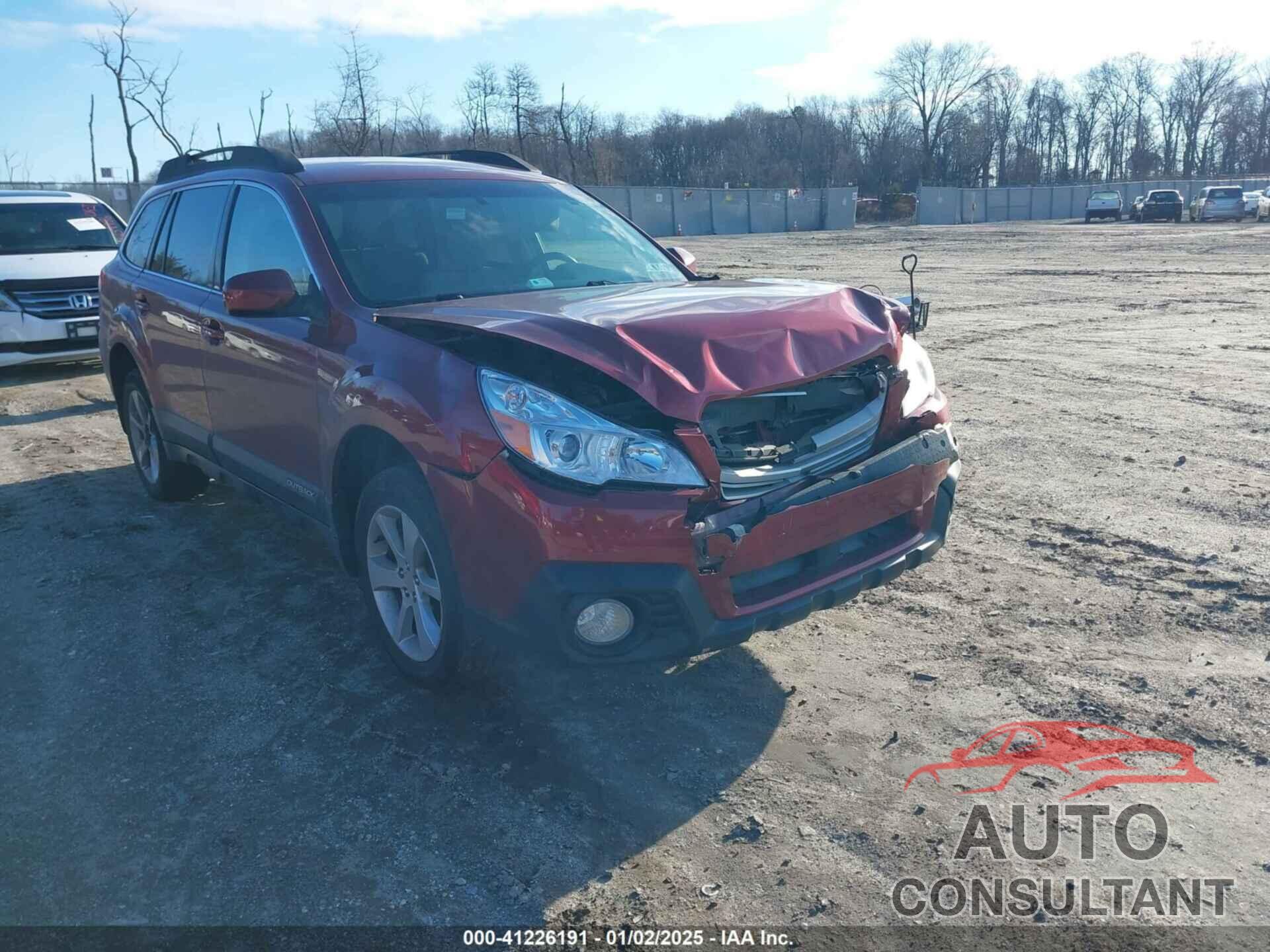 SUBARU OUTBACK 2013 - 4S4BRBCC1D3325479