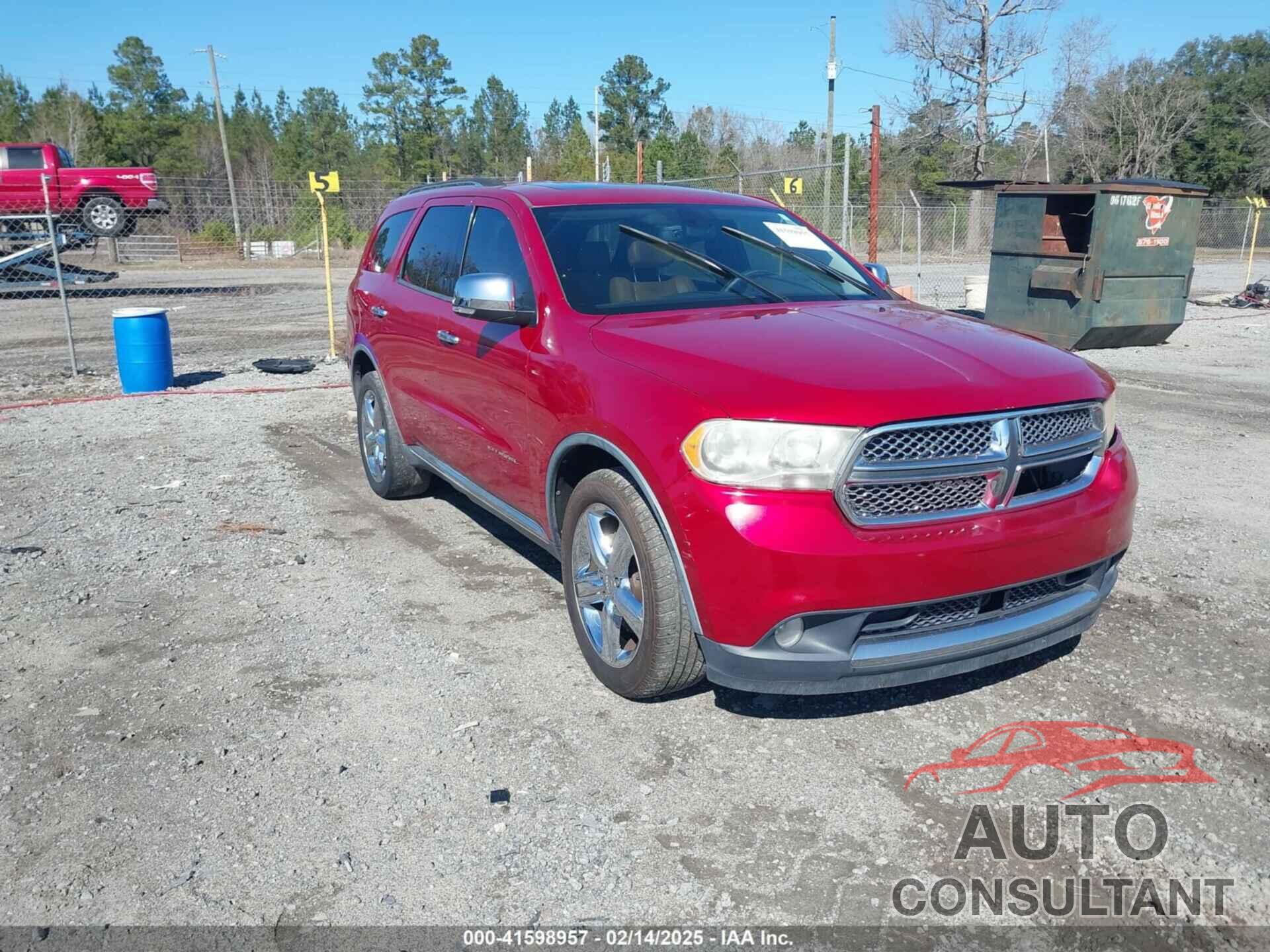DODGE DURANGO 2011 - 1D4SD5GT0BC592515