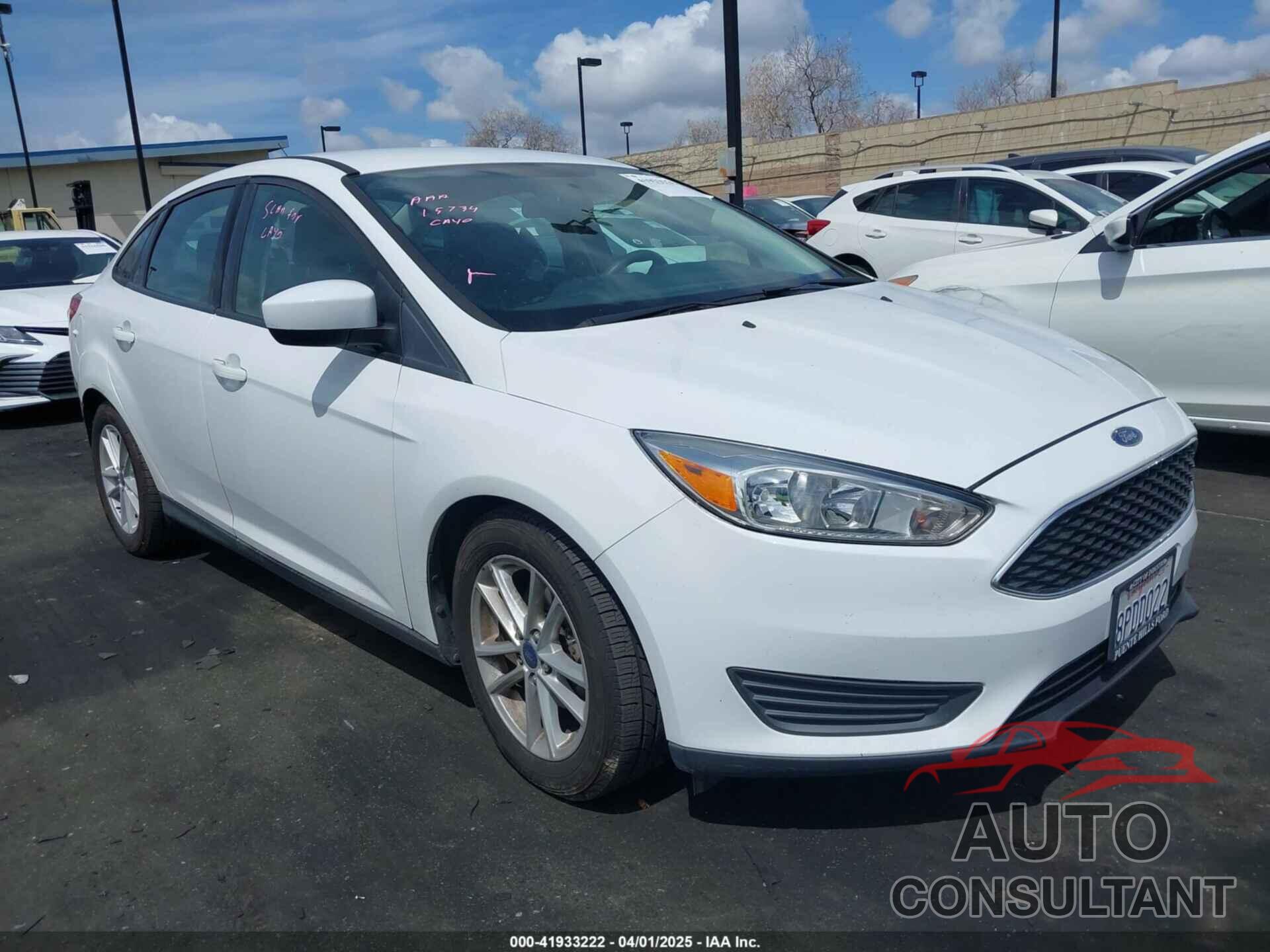 FORD FOCUS 2018 - 1FADP3F27JL207028