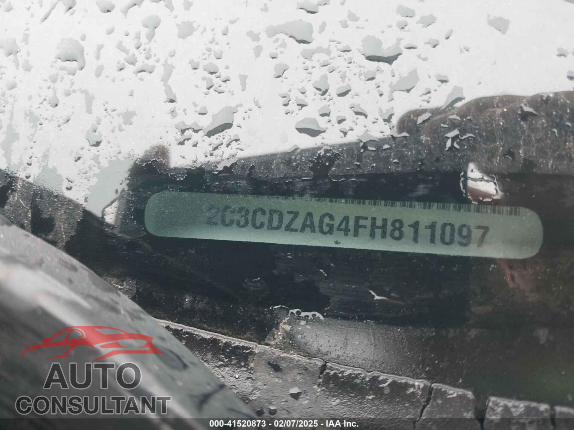 DODGE CHALLENGER 2015 - 2C3CDZAG4FH811097
