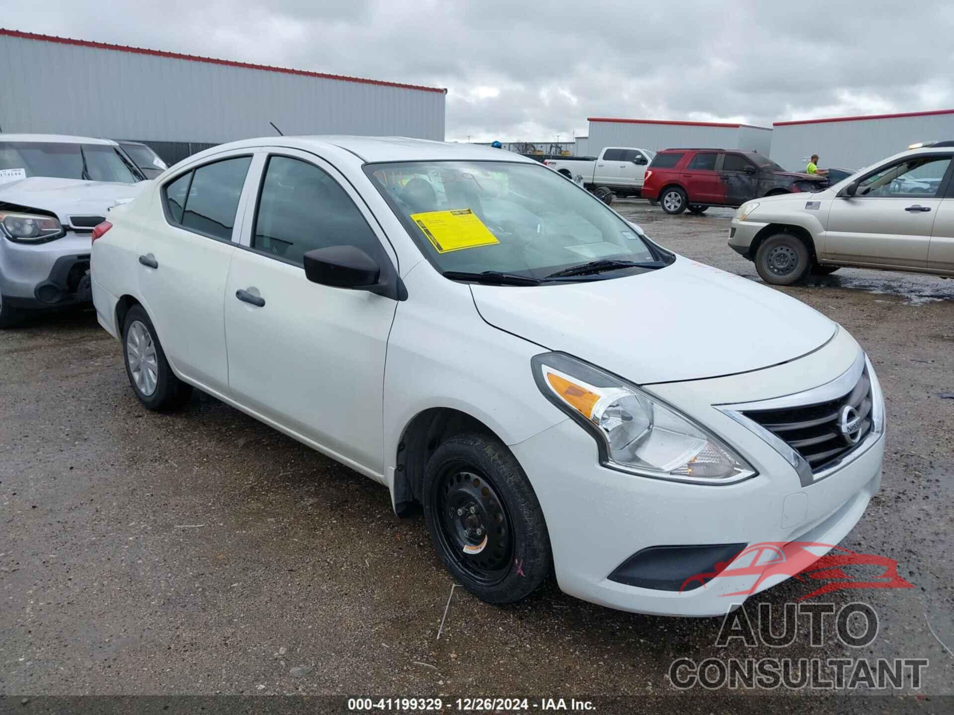 NISSAN VERSA 2019 - 3N1CN7AP1KL809325