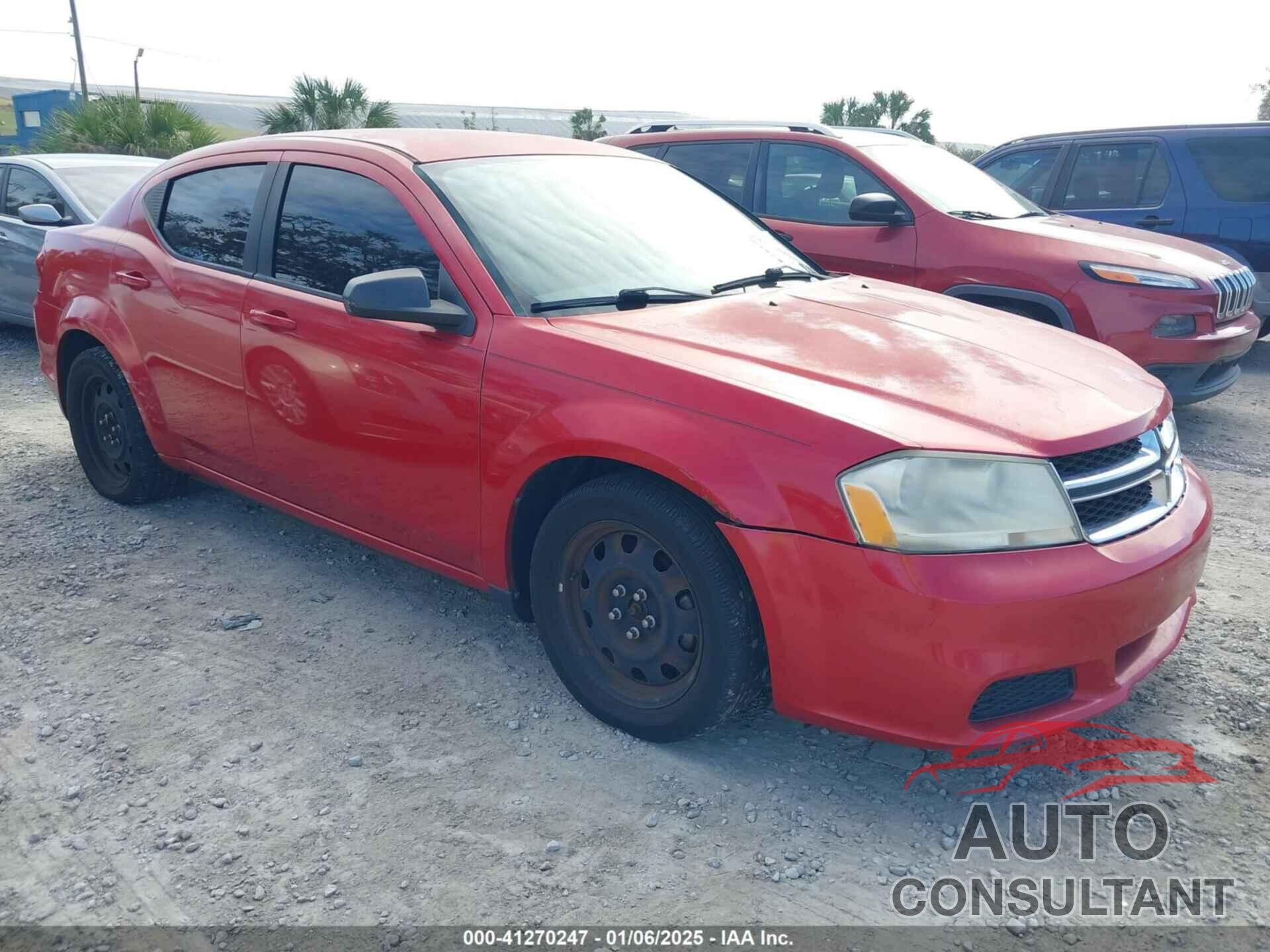DODGE AVENGER 2013 - 1C3CDZAG5DN751013