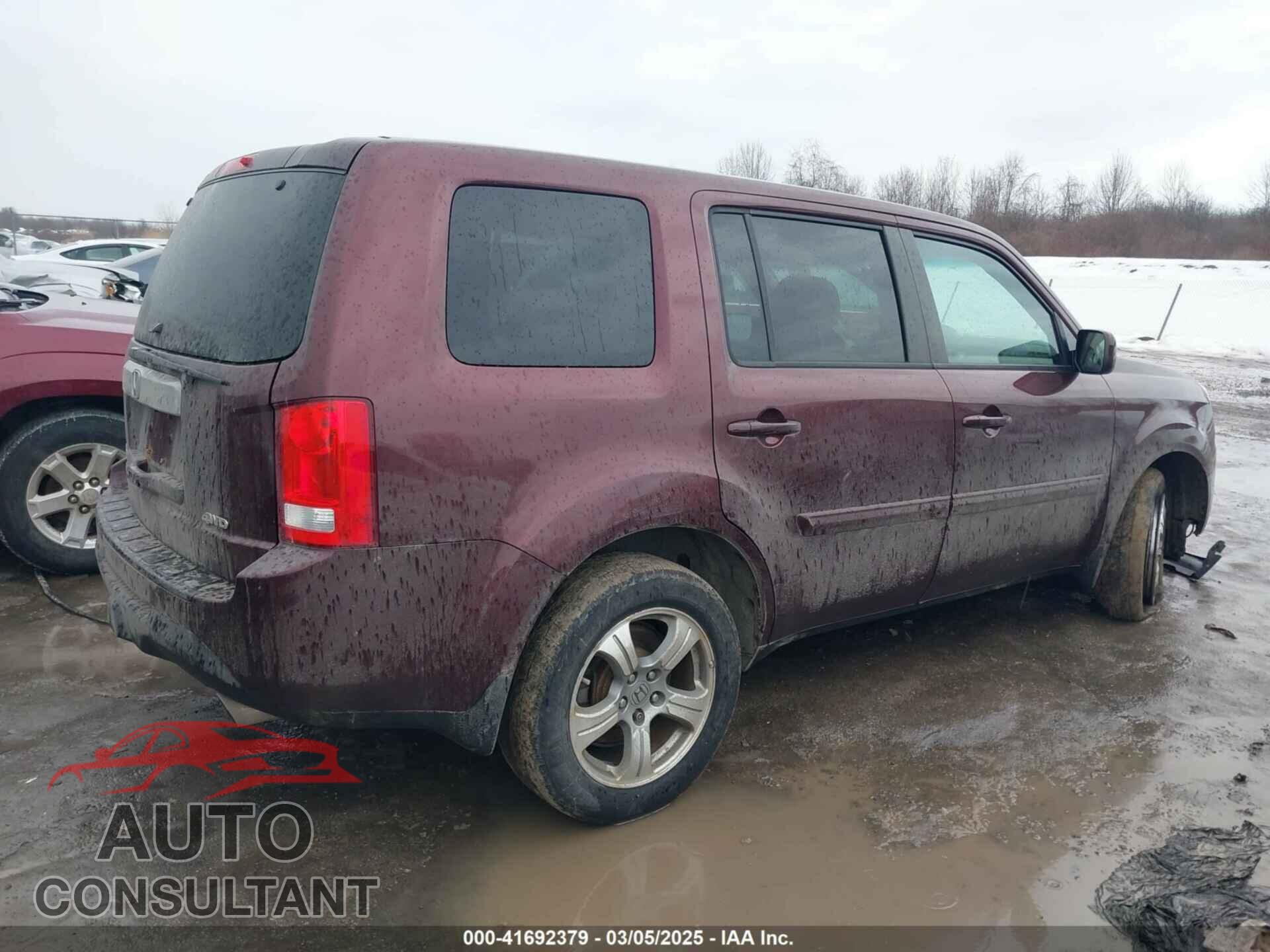 HONDA PILOT 2012 - 5FNYF4H47CB049685