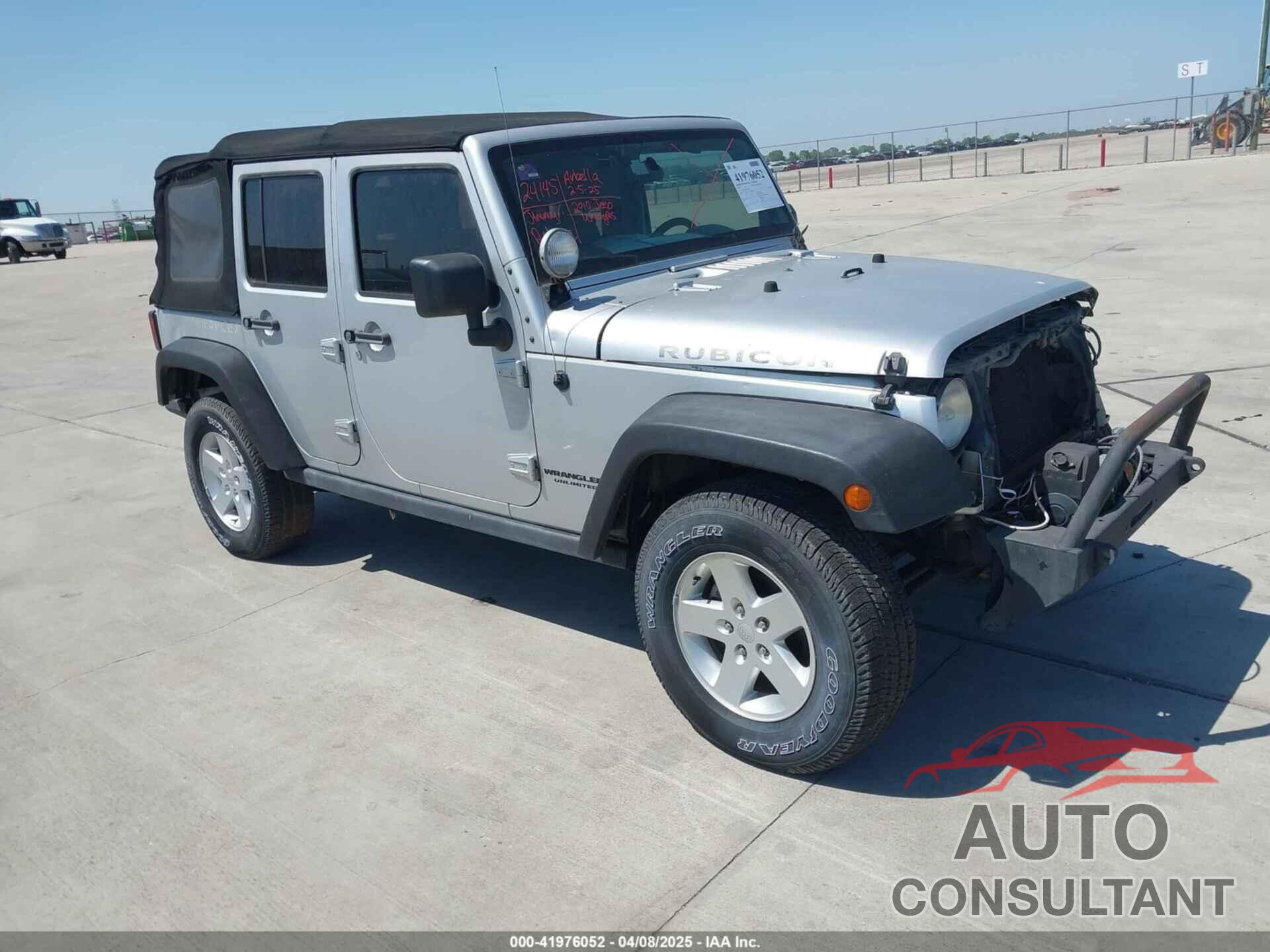 JEEP WRANGLER UNLIMITED 2010 - 1J4HA6H11AL221245
