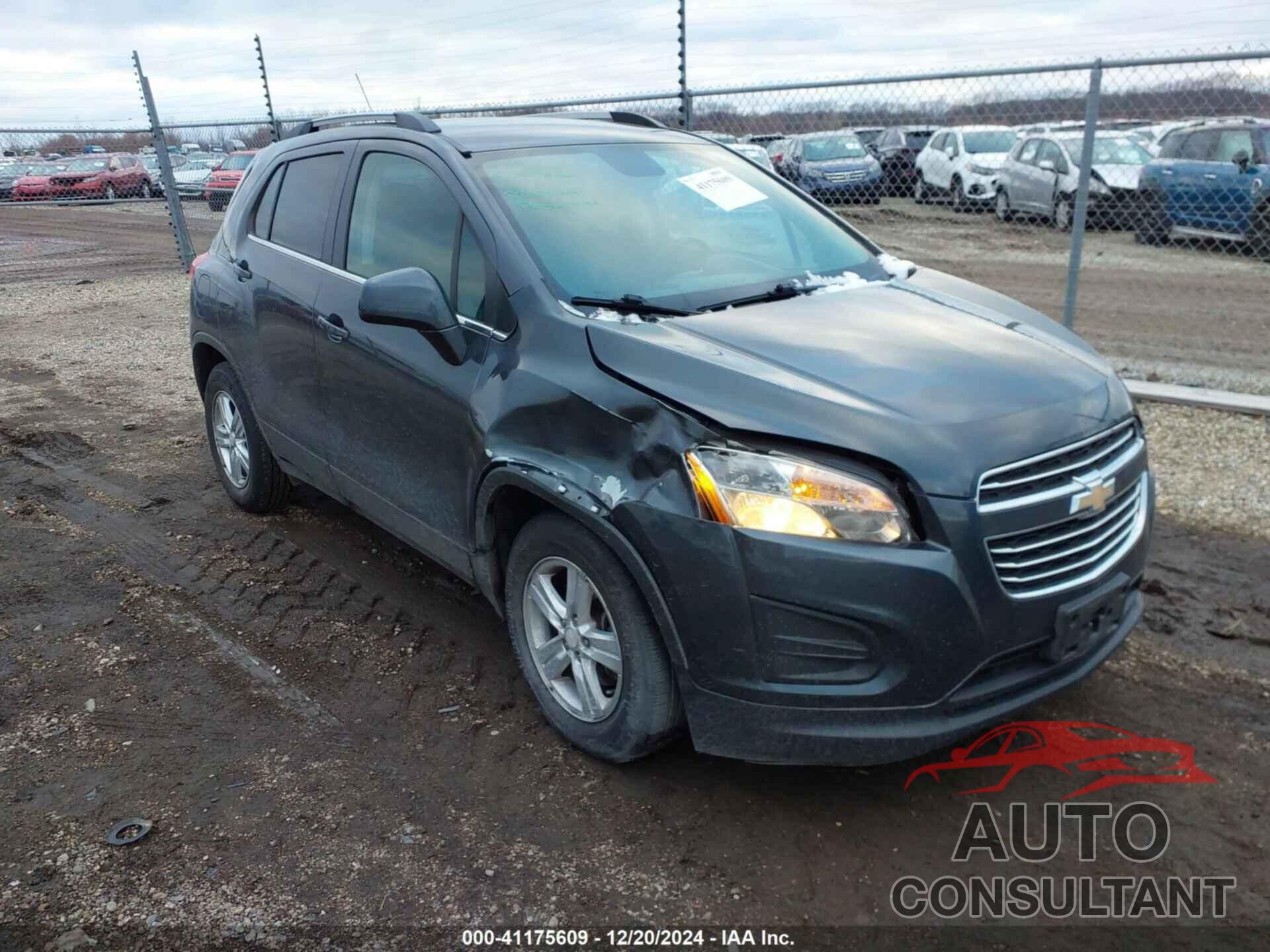 CHEVROLET TRAX 2016 - 3GNCJLSBXGL243961