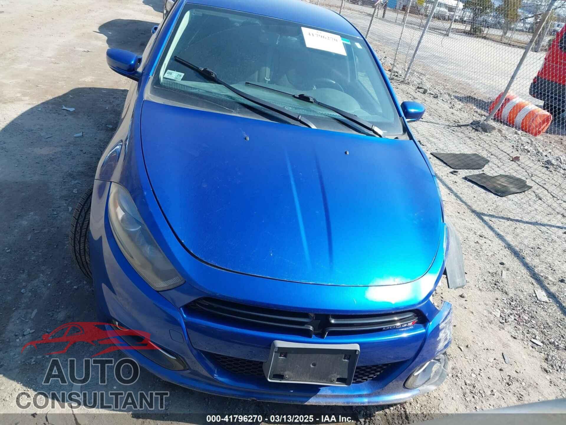 DODGE DART 2013 - 1C3CDFBAXDD336493