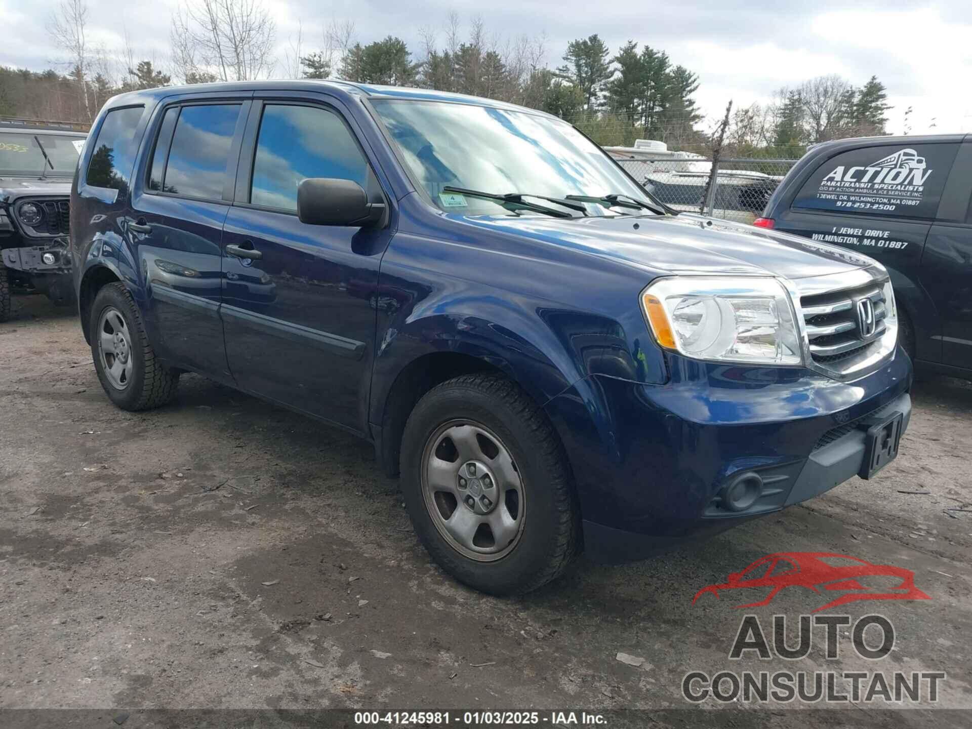 HONDA PILOT 2014 - 5FNYF4H22EB050325