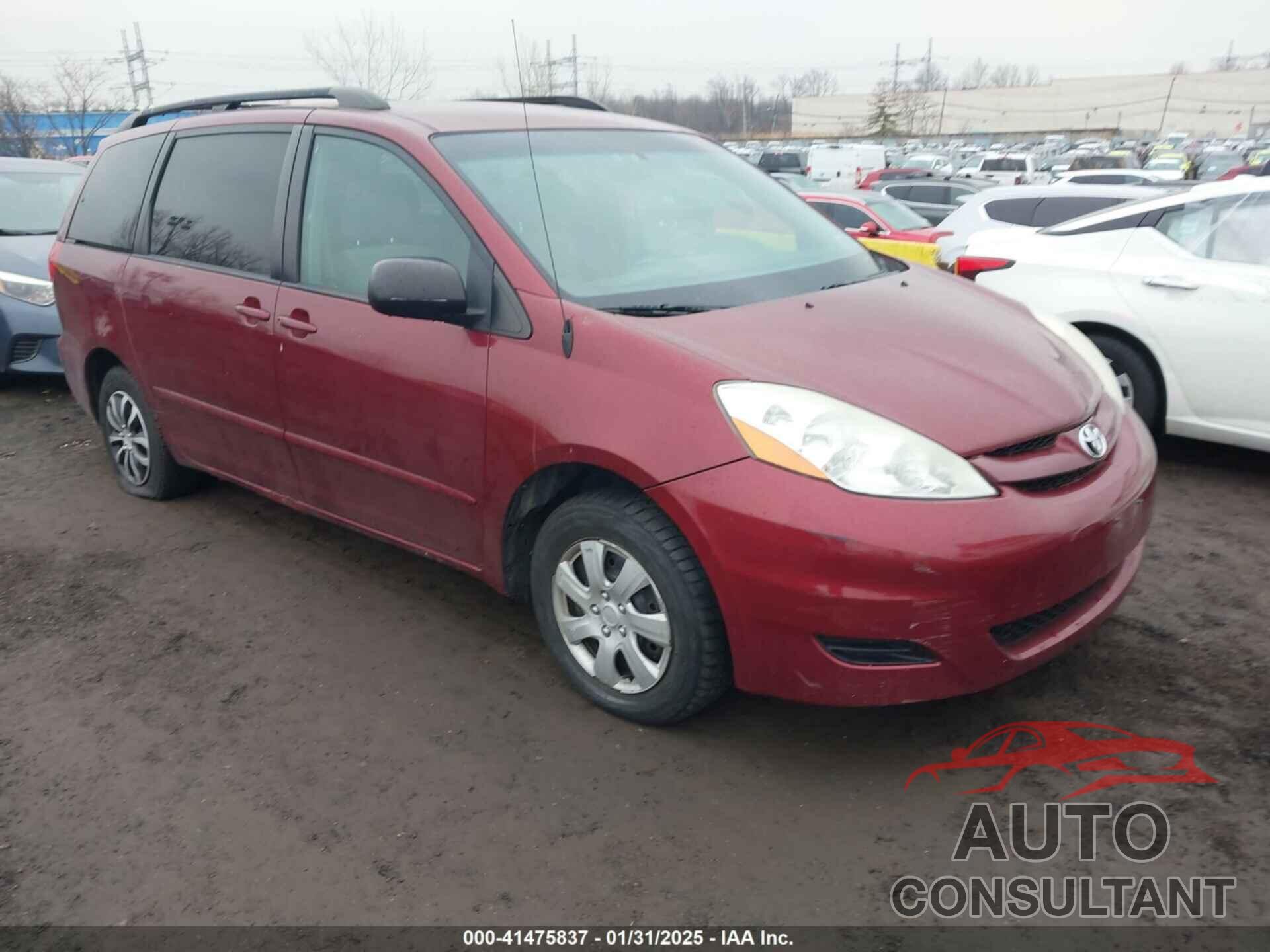 TOYOTA SIENNA 2009 - 5TDZK23C49S228807