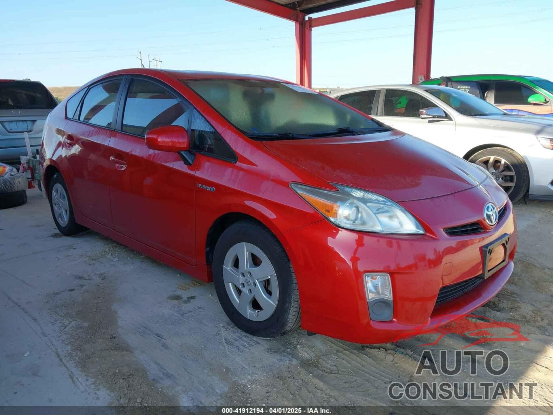 TOYOTA PRIUS 2010 - JTDKN3DU4A0069753