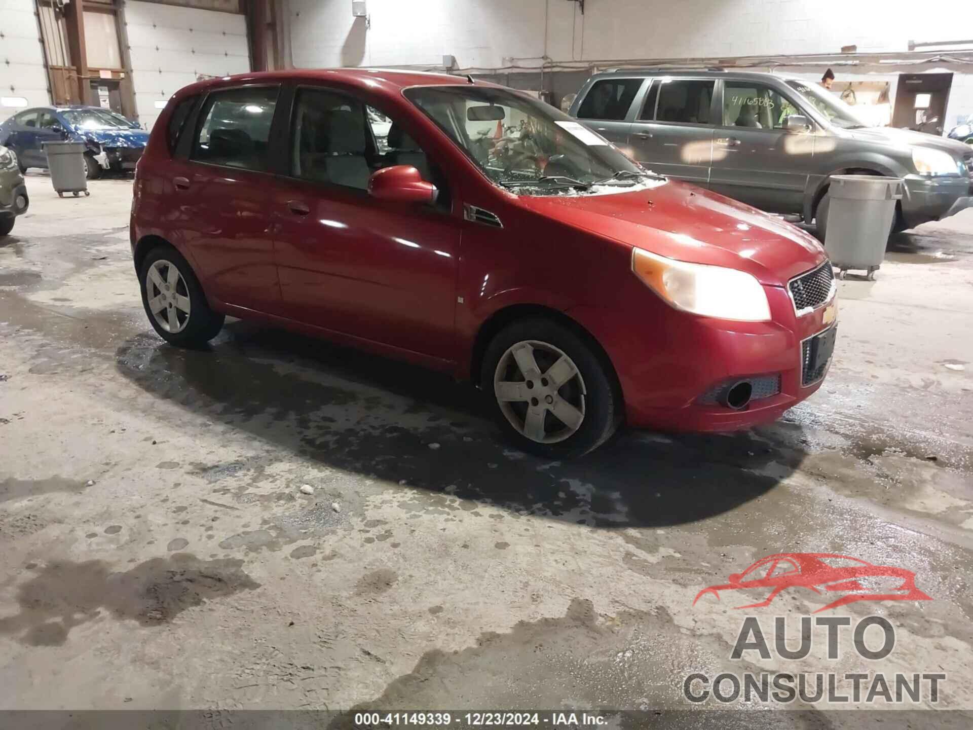CHEVROLET AVEO 2009 - KL1TG66E49B389619