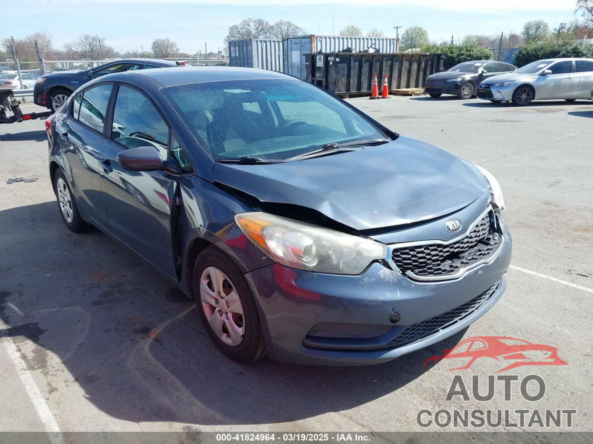 KIA FORTE 2016 - KNAFK4A62G5611415