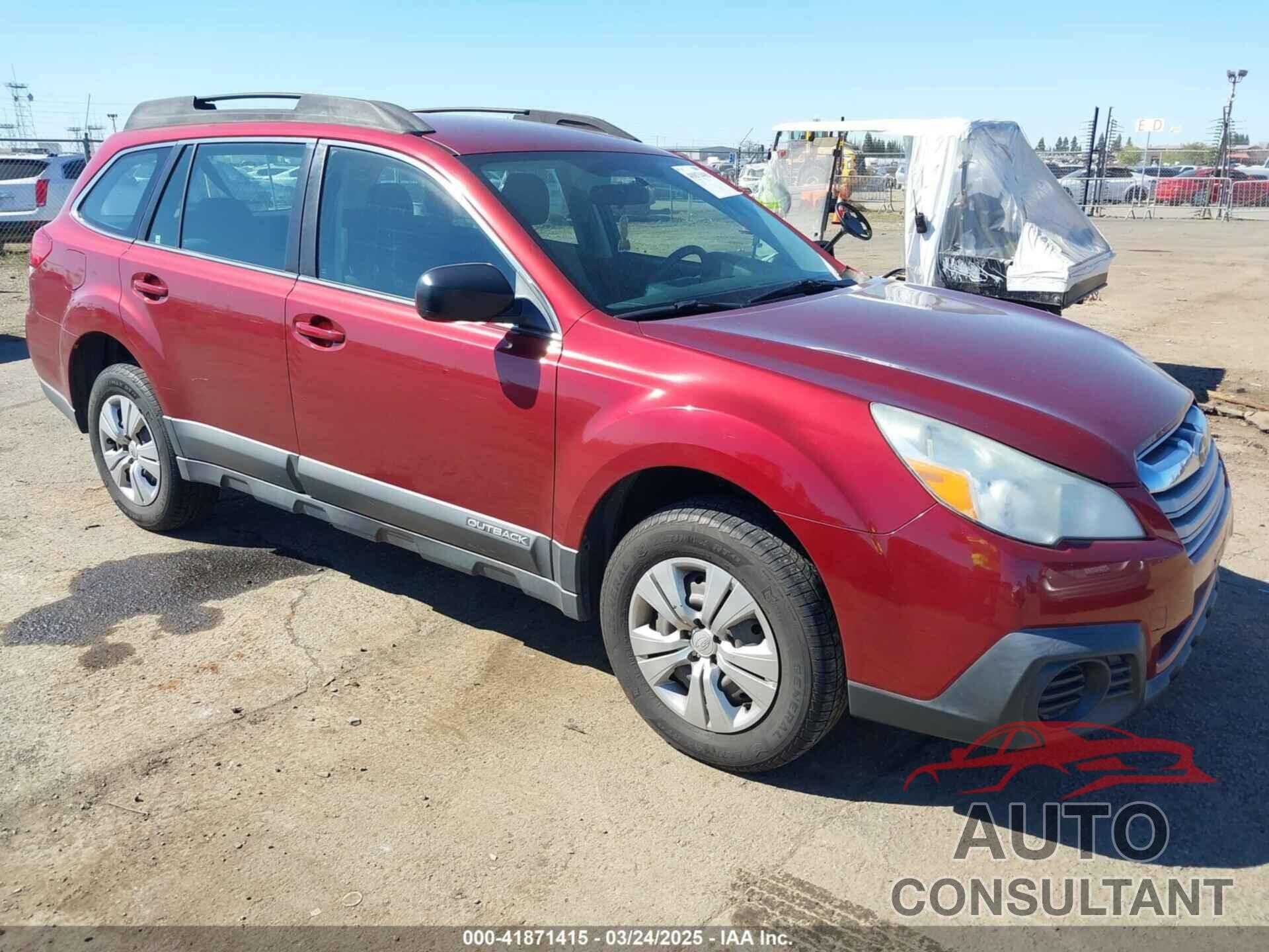 SUBARU OUTBACK 2013 - 4S4BRBAC6D3313802