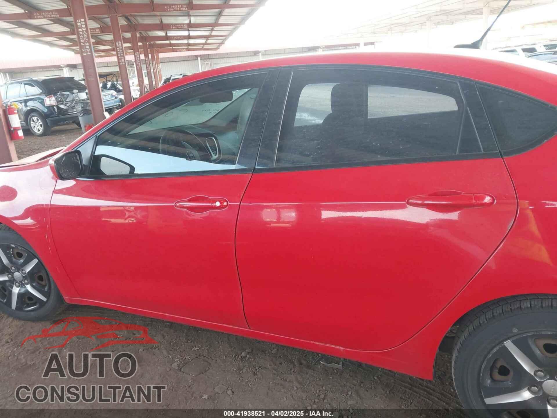 DODGE DART 2016 - 1C3CDFAA1GD623758