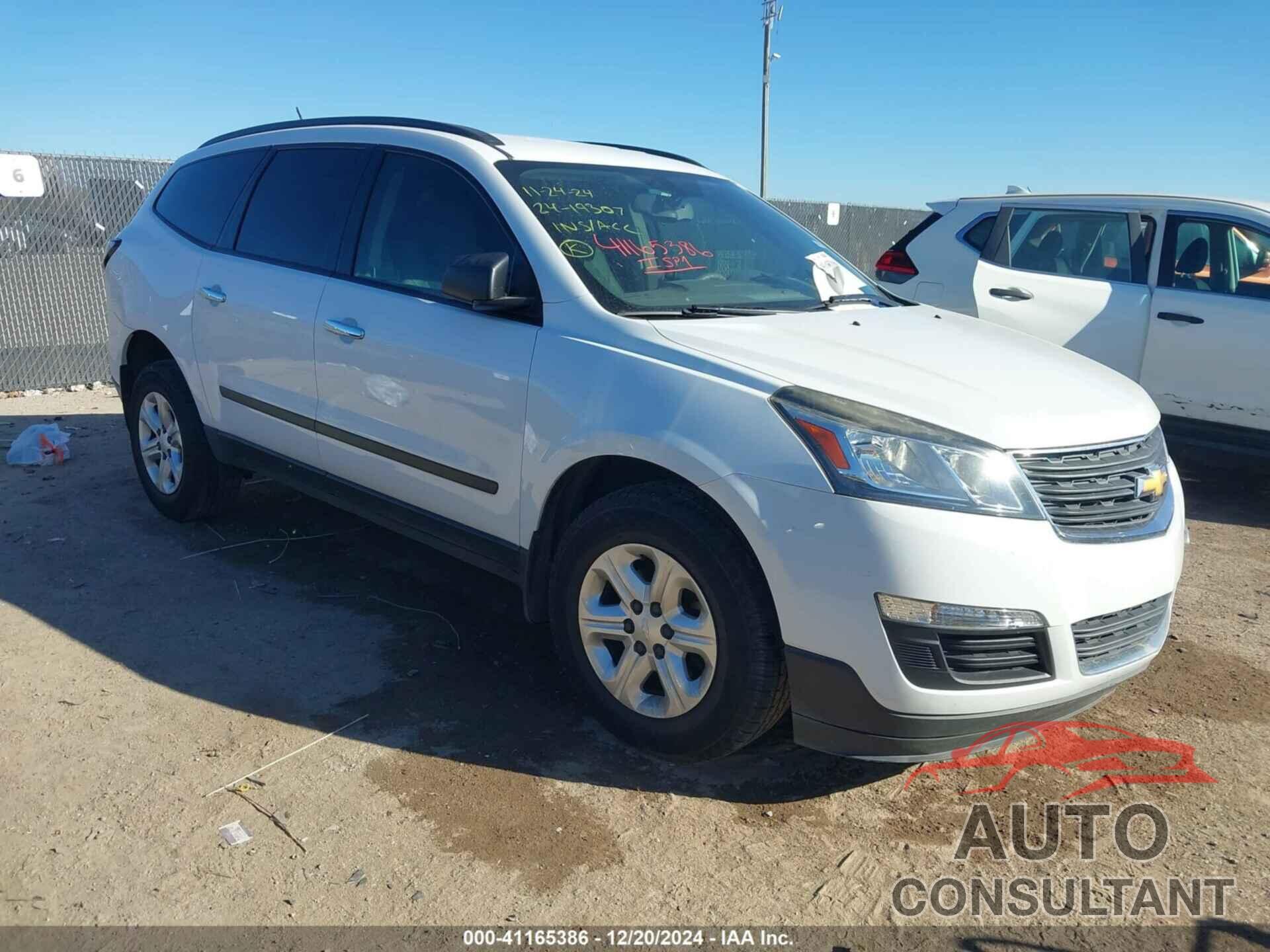 CHEVROLET TRAVERSE 2016 - 1GNKRFED3GJ344964