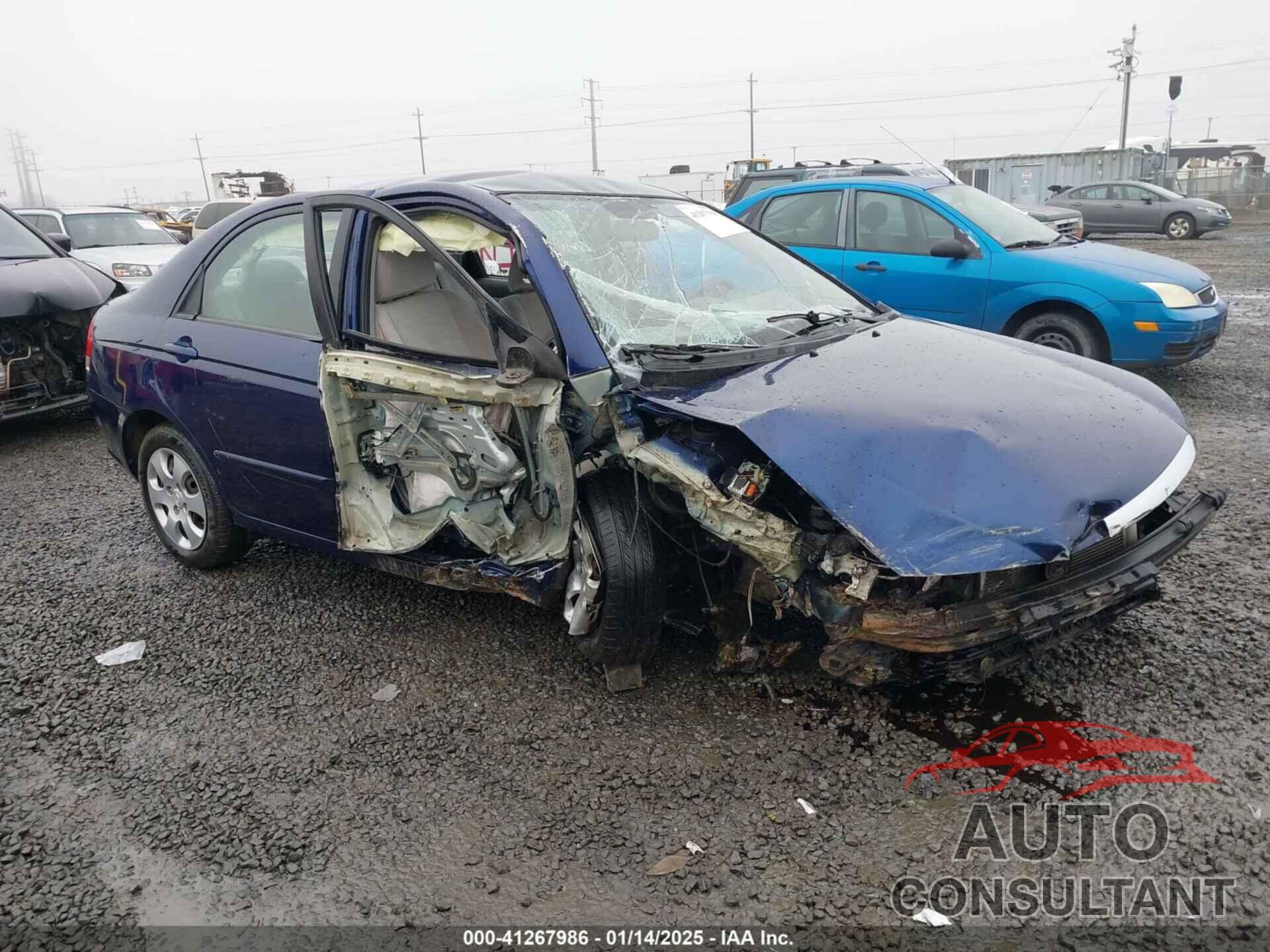 KIA SPECTRA 2009 - KNAFE222395590391