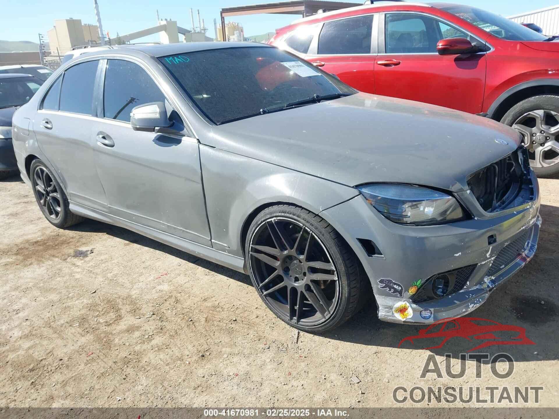 MERCEDES-BENZ C 300 2009 - WDDGF54X49F200932