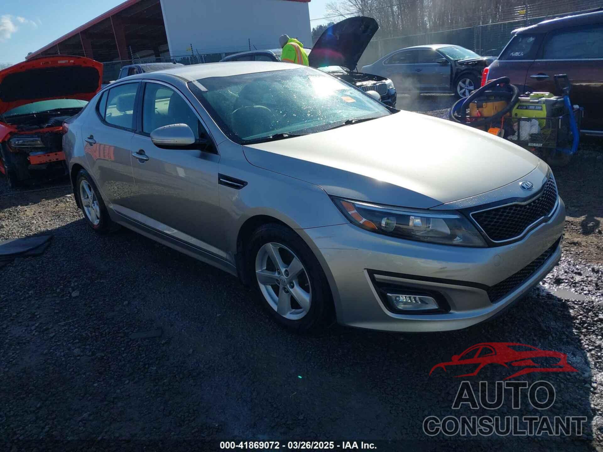 KIA OPTIMA 2015 - KNAGM4A72F5571603