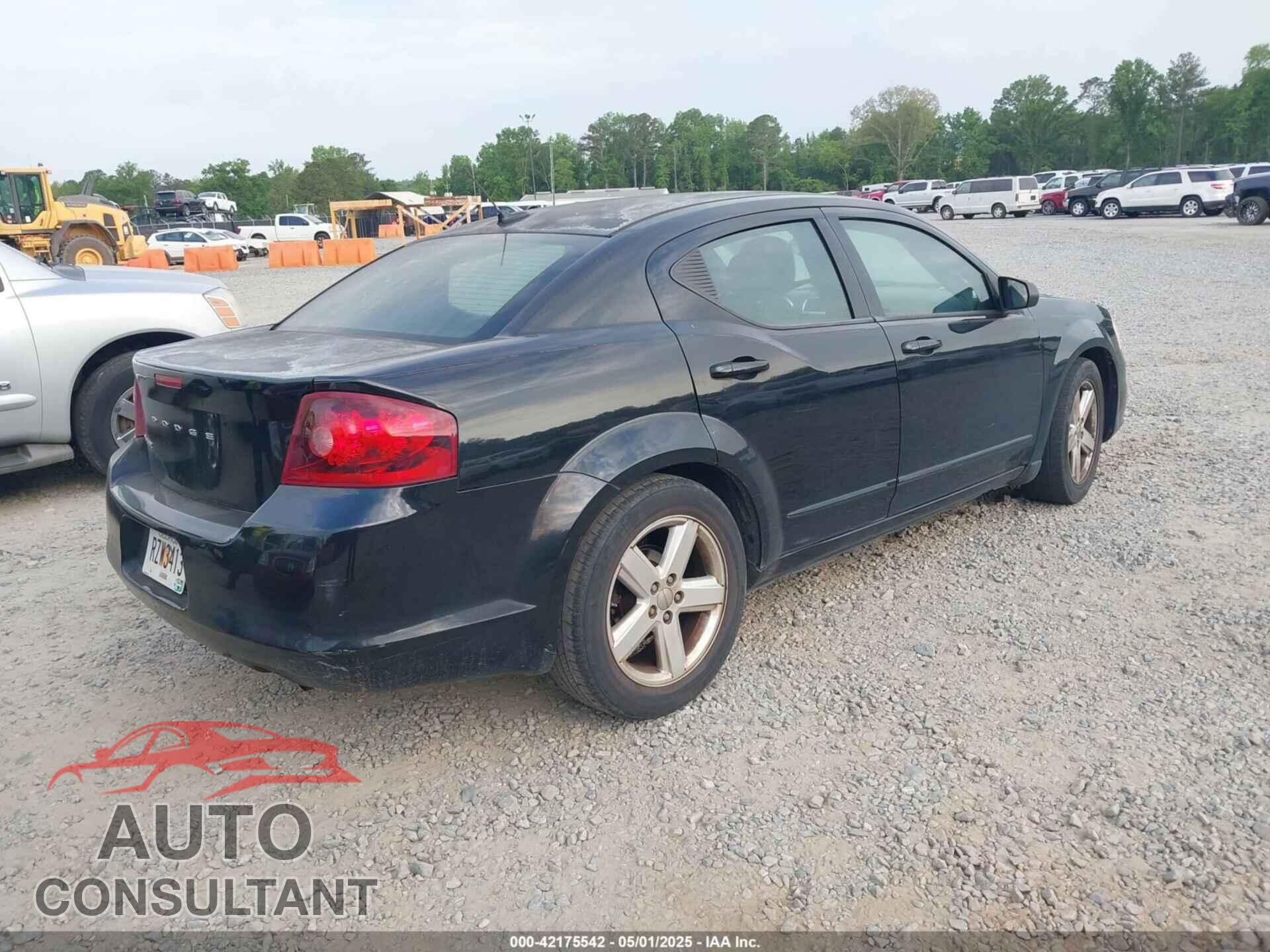 DODGE AVENGER 2013 - 1C3CDZAB0DN643306