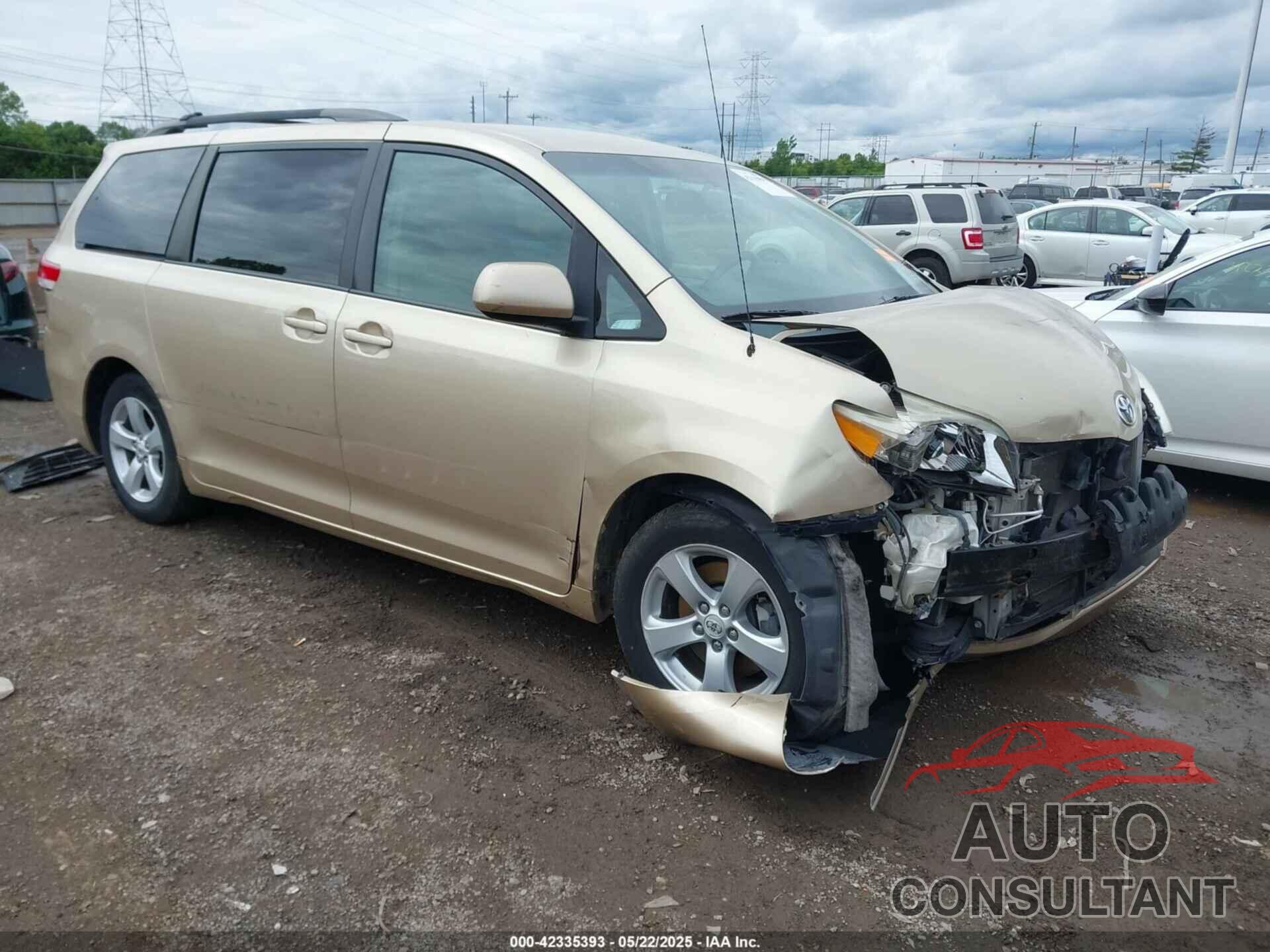 TOYOTA SIENNA 2012 - 5TDKK3DC5CS271534