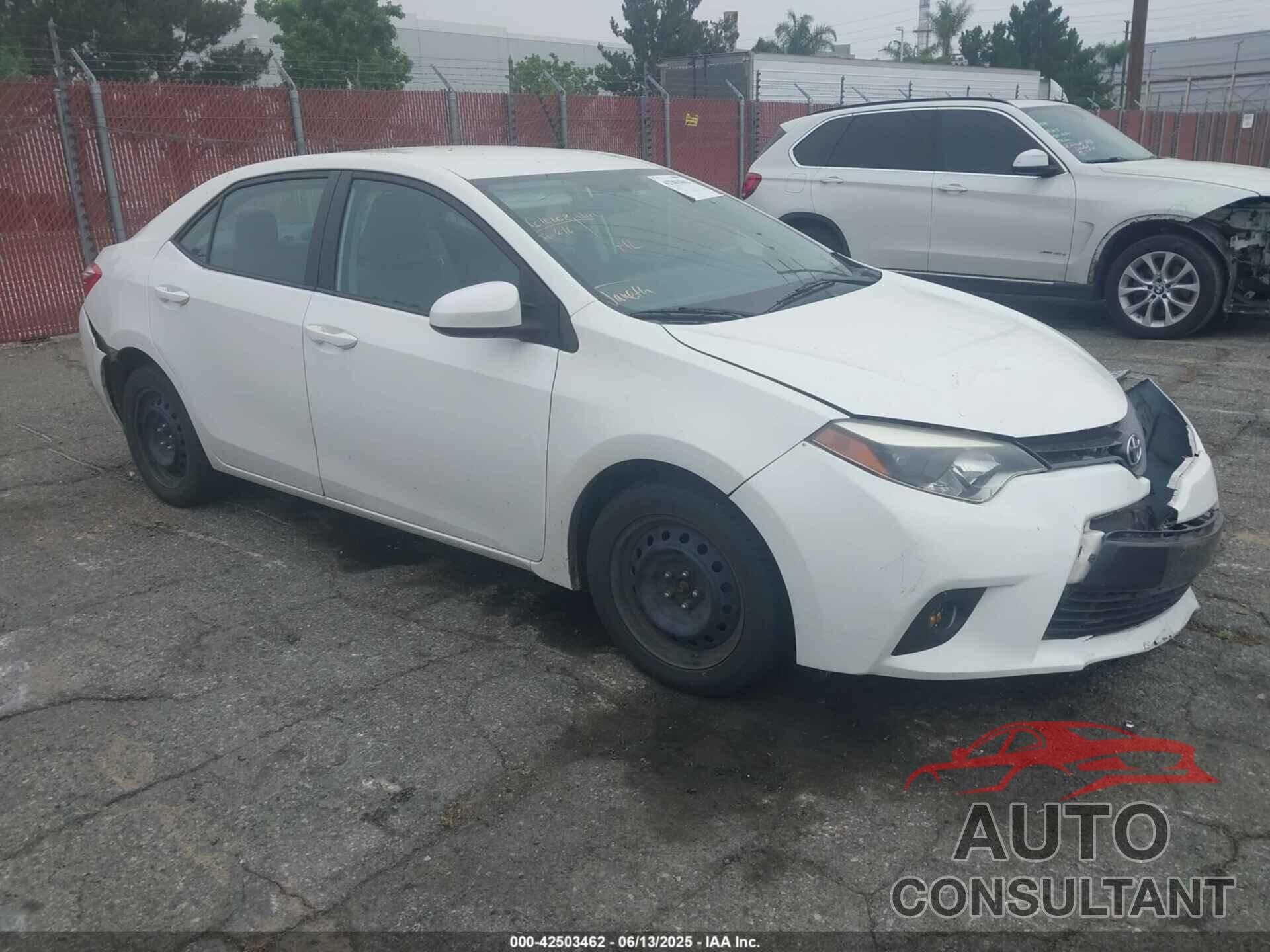 TOYOTA COROLLA 2015 - 5YFBURHE4FP204526