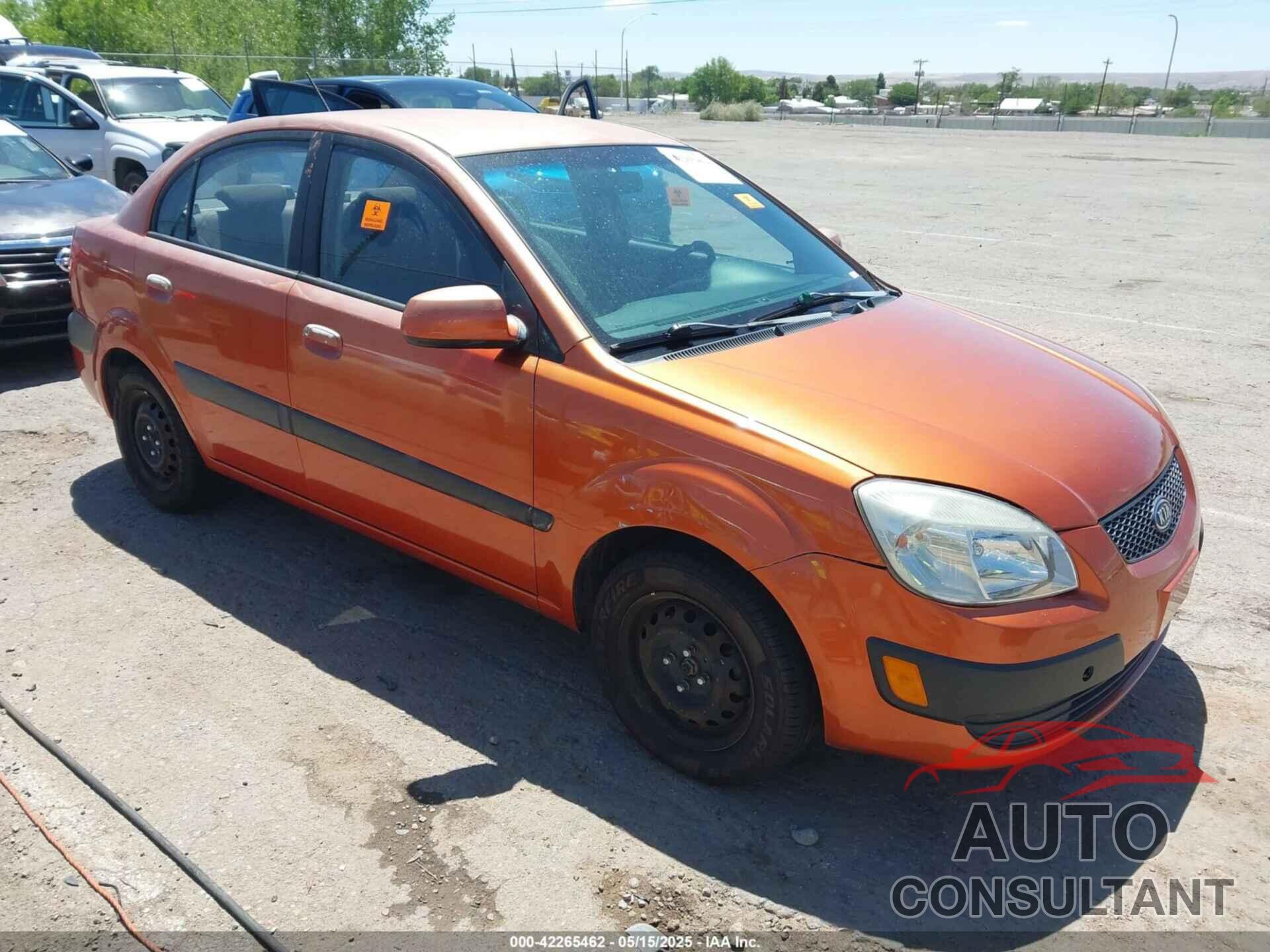 KIA RIO 2009 - KNADE223X96510403