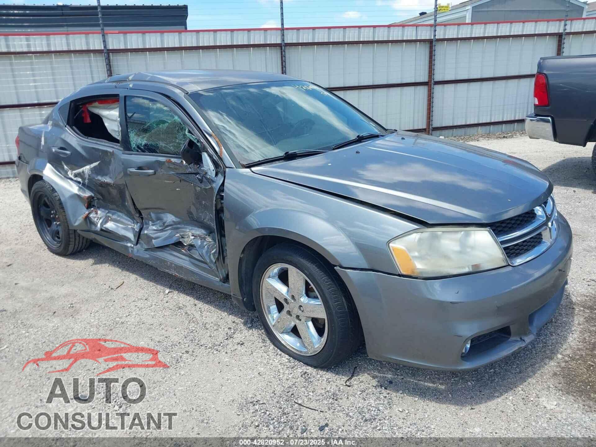 DODGE AVENGER 2013 - 1C3CDZCB8DN620613