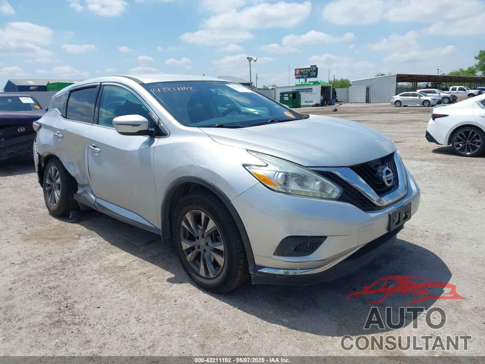 NISSAN MURANO 2016 - 5N1AZ2MH7GN153649