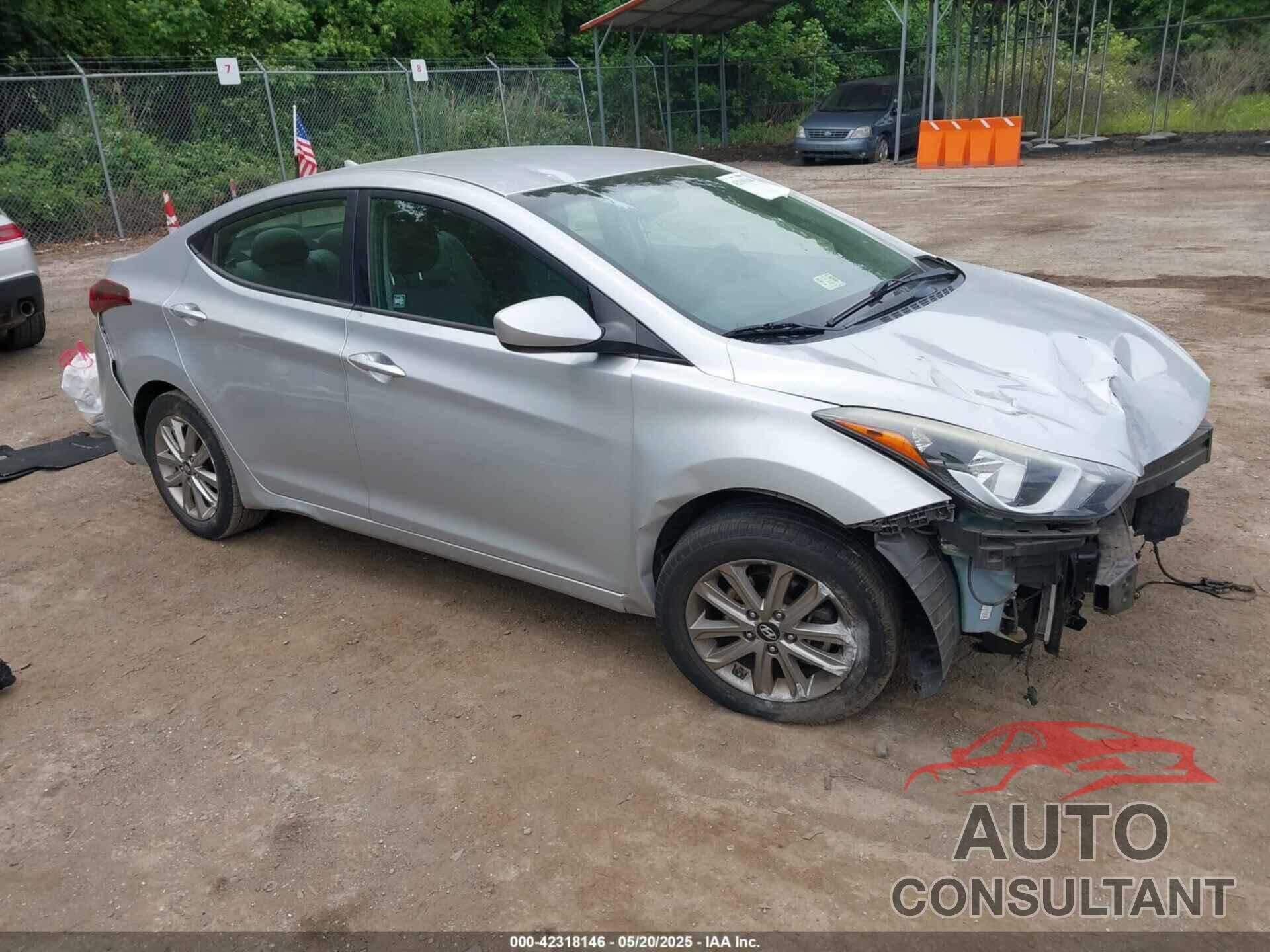 HYUNDAI ELANTRA 2014 - 5NPDH4AE7EH516264