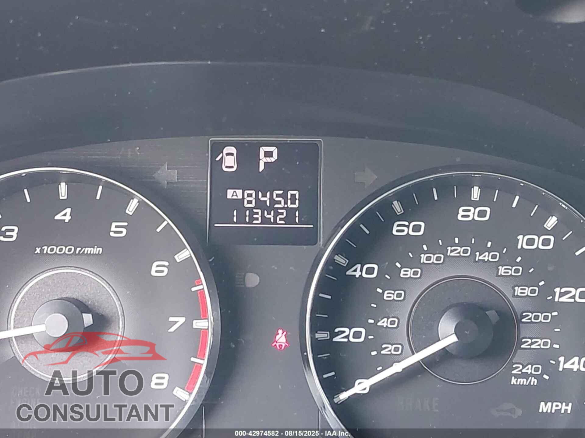 SUBARU OUTBACK 2012 - 4S4BRCCC5C3267154