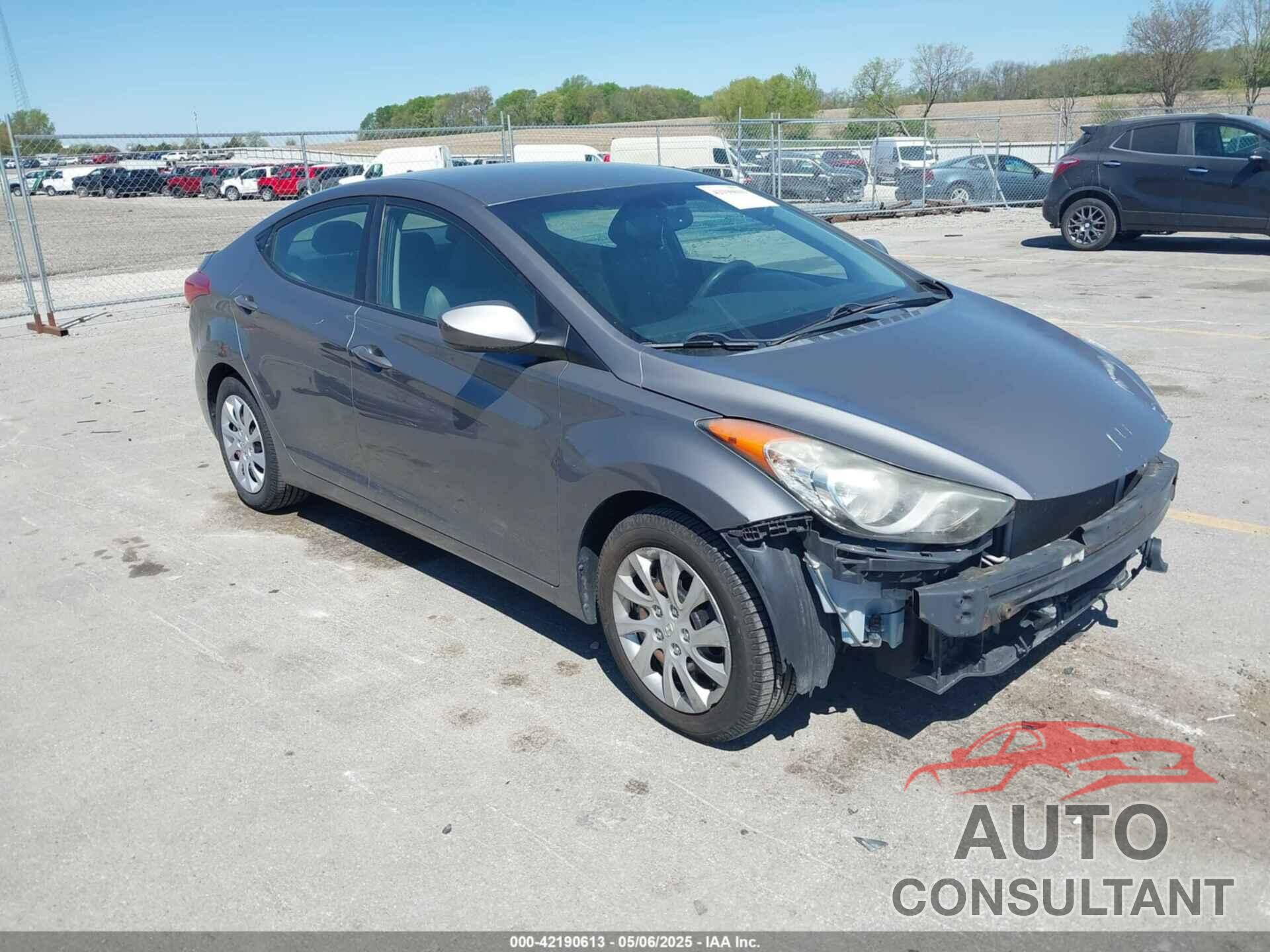 HYUNDAI ELANTRA 2012 - 5NPDH4AE9CH073564